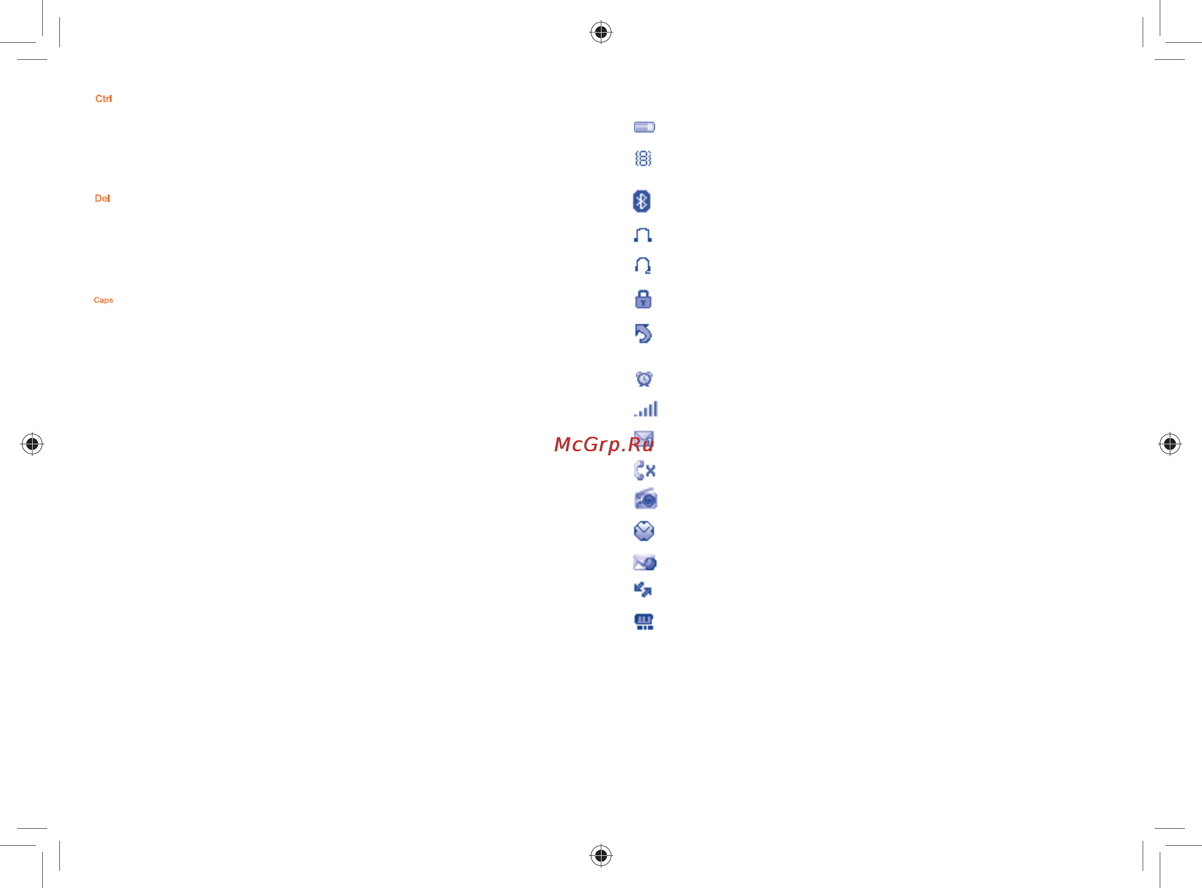 Alcatel ONETOUCH 802 [11/44] Main screen icons