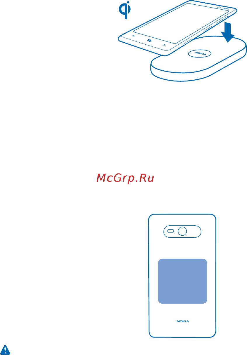 Nokia LUMIA 820 [15/120] Беспроводная зарядка телефона