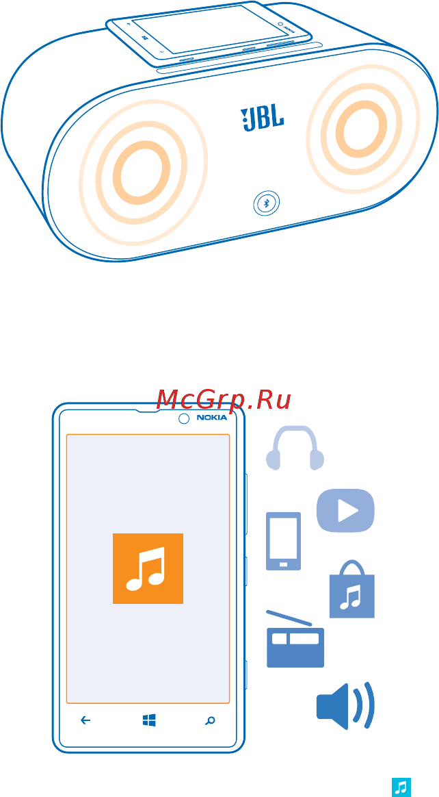 Nokia LUMIA 820 [89/120] Прослушивание музыки по беспроводной сети