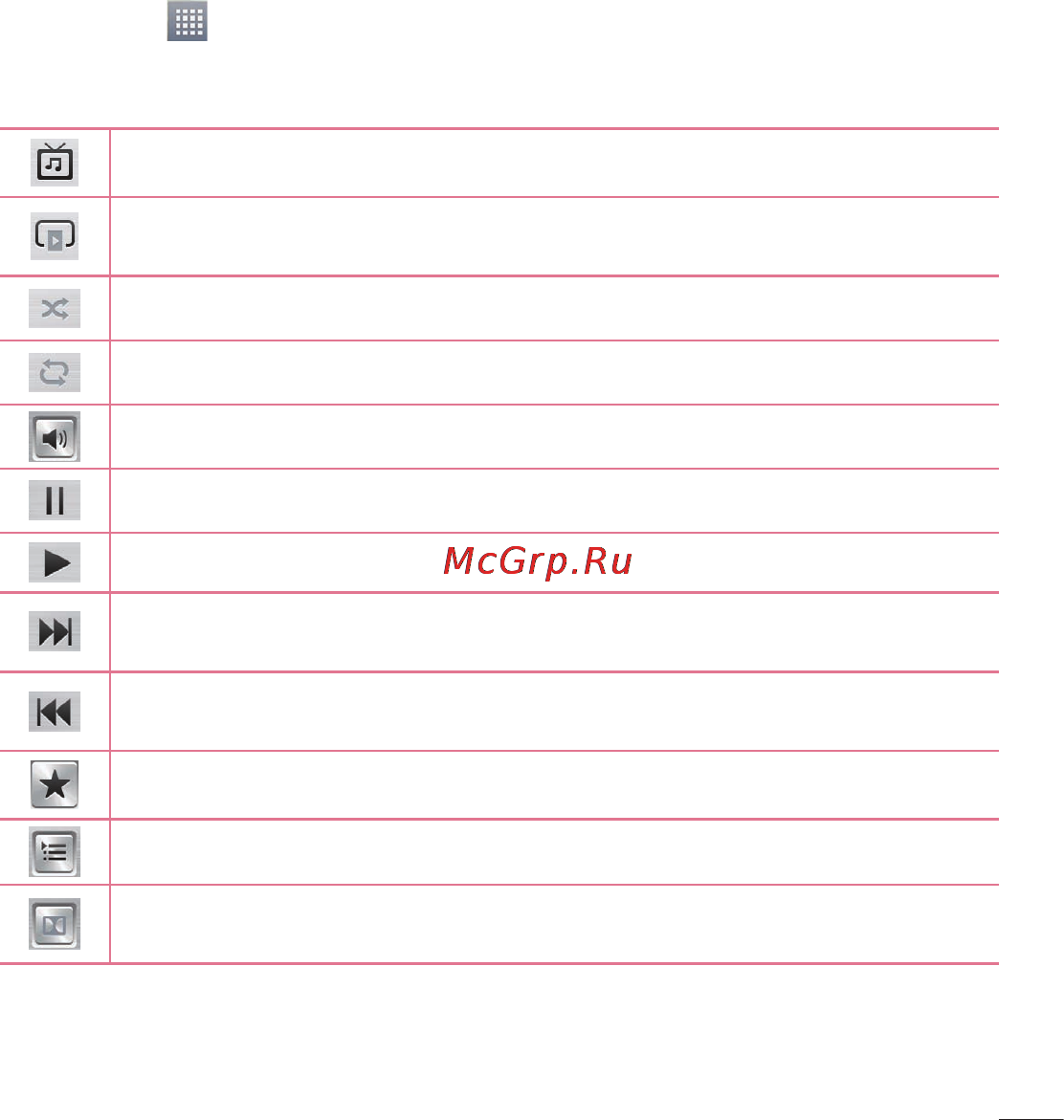 LG OPTIMUS G (E975) [215/306] Відтворення пісні