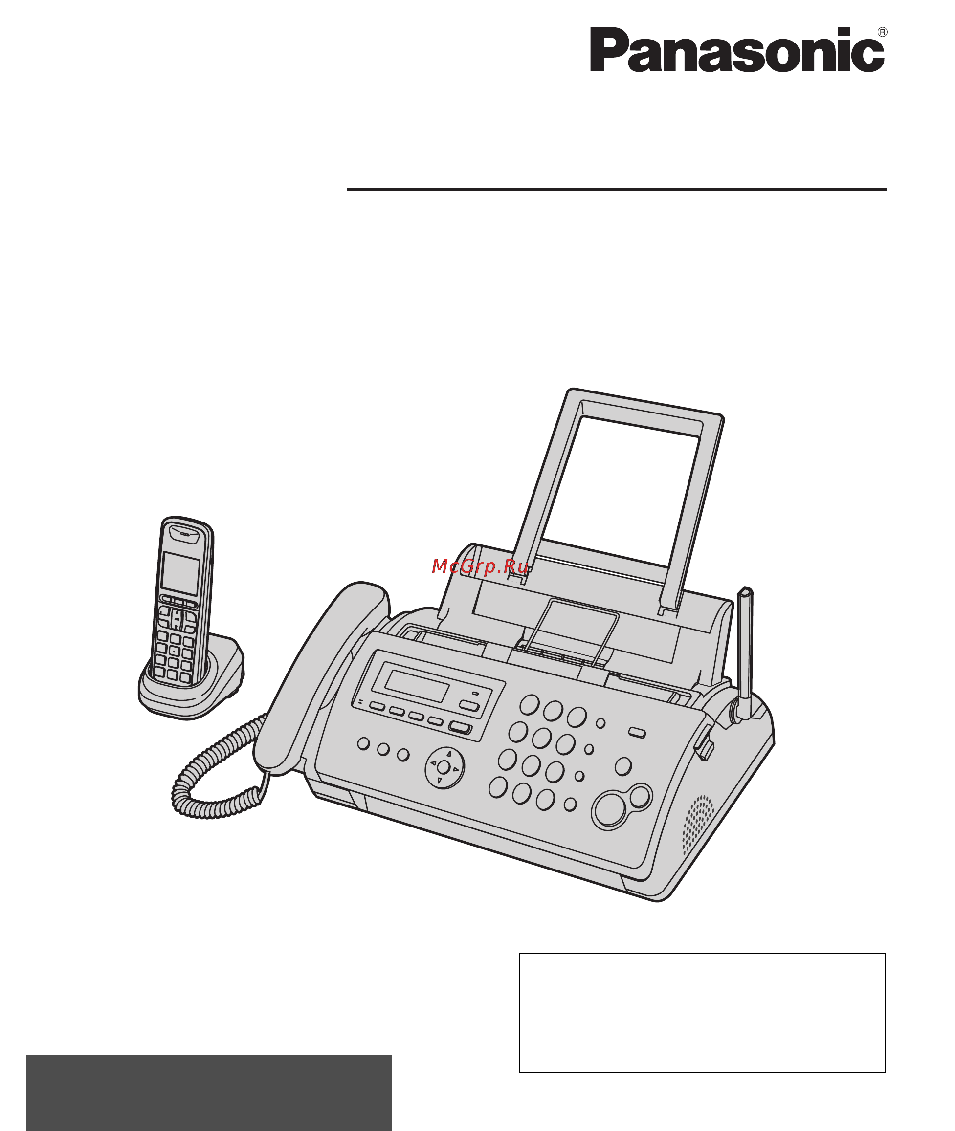Panasonic KX-FC278RUT Инструкция по эксплуатации онлайн