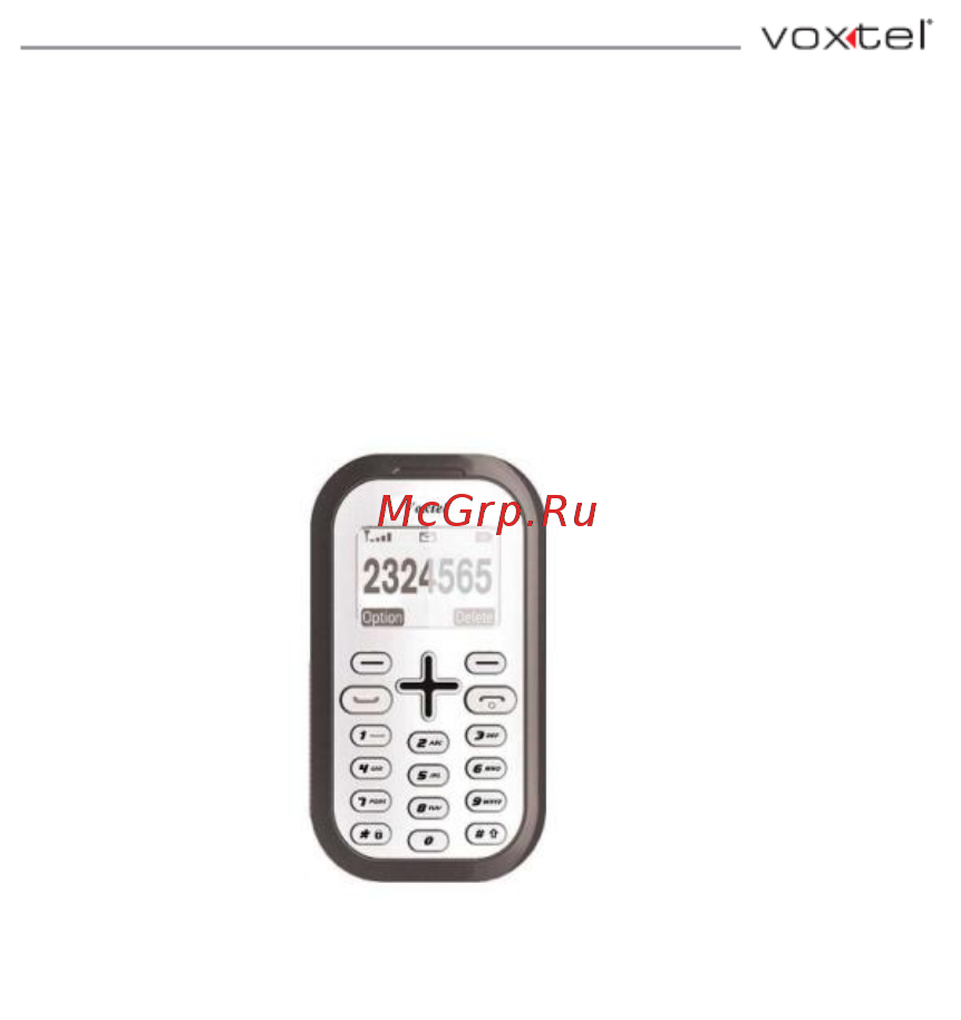 Voxtel RX20 Инструкция по эксплуатации онлайн