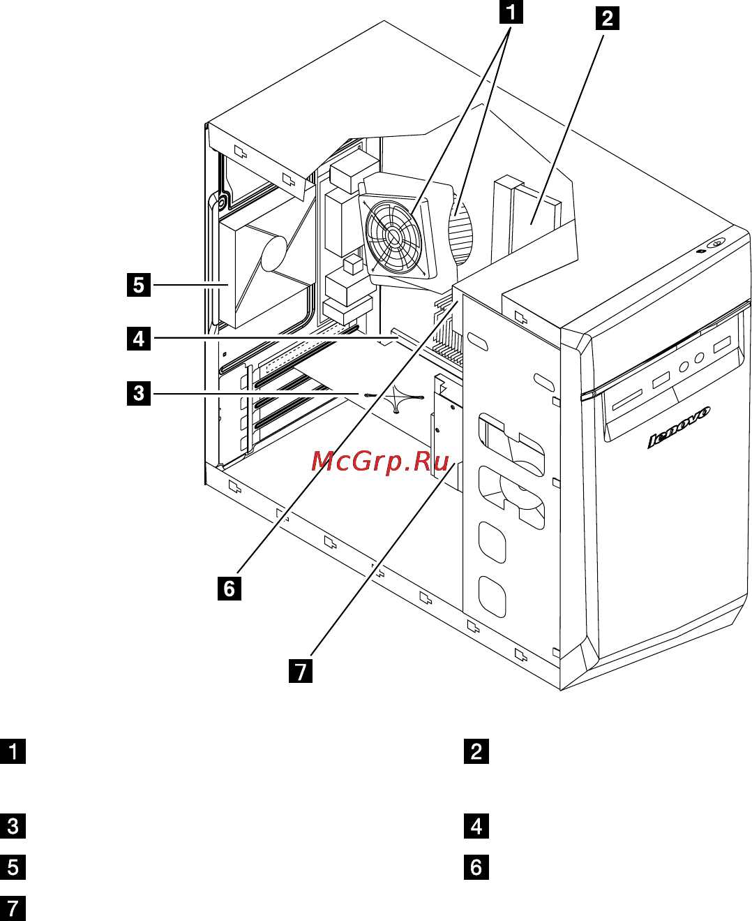 Lenovo H50-05 /90BH001JRS/ [40/63] Расположение