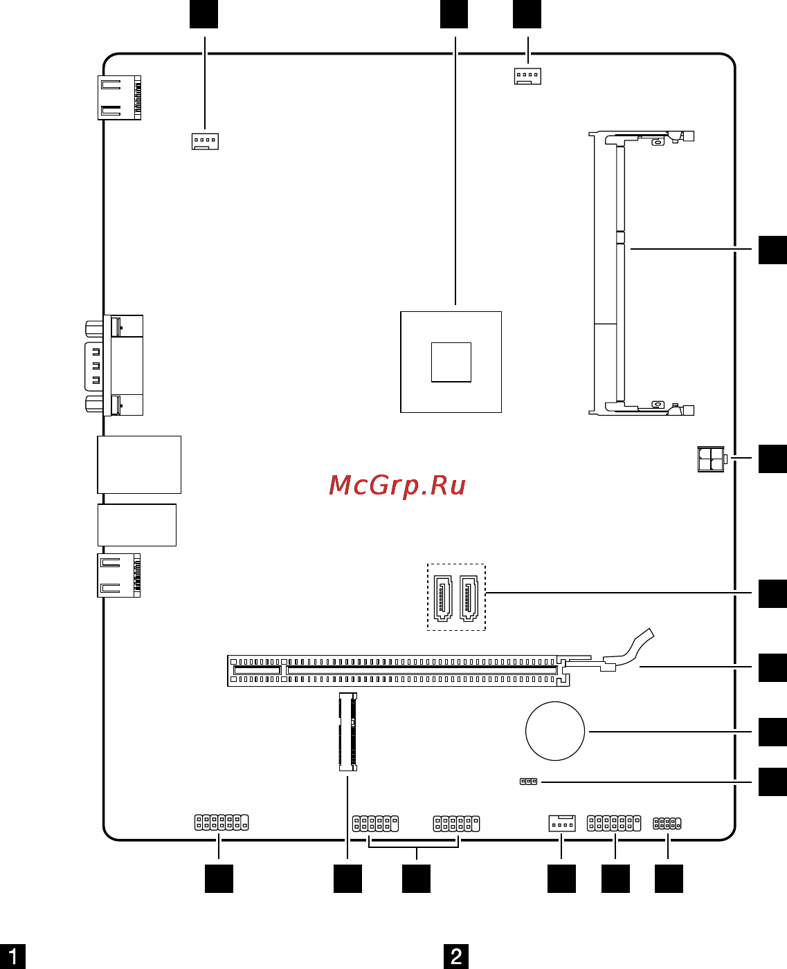 Lenovo H50-05 /90BH001JRS/ [41/63] Компоненты на системной плате