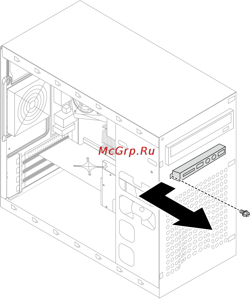 Lenovo H50-05 /90BH001JRS/ [53/63] Заменить модуль чтения карт памяти