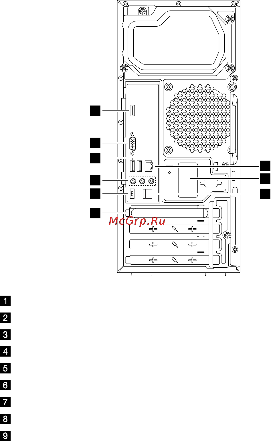 Lenovo H50-05 /90BH001JRS/ [8/63] Вид корпуса сзади