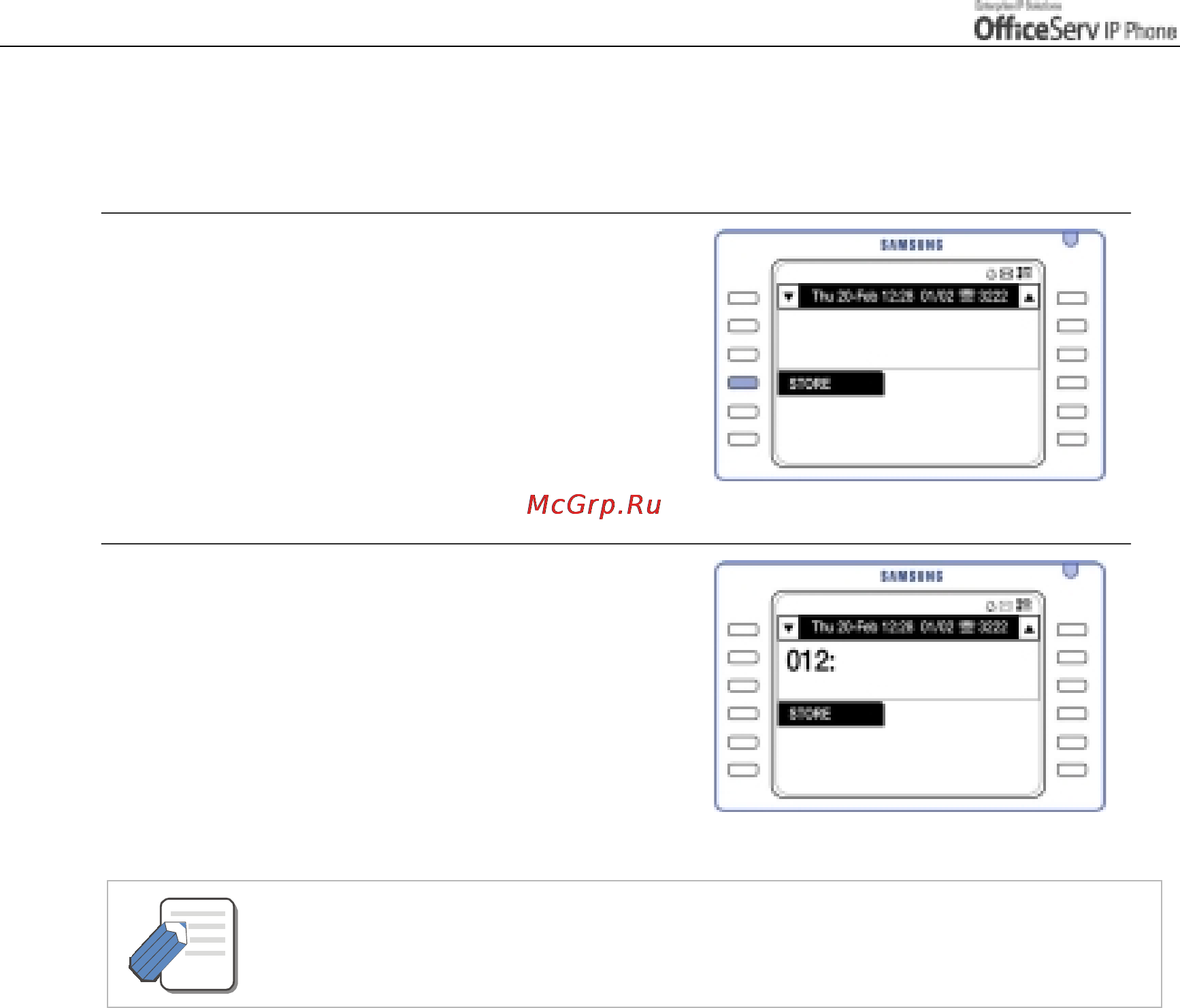Samsung ITP5012L [110/164] Storing the caller number to a speed dial number