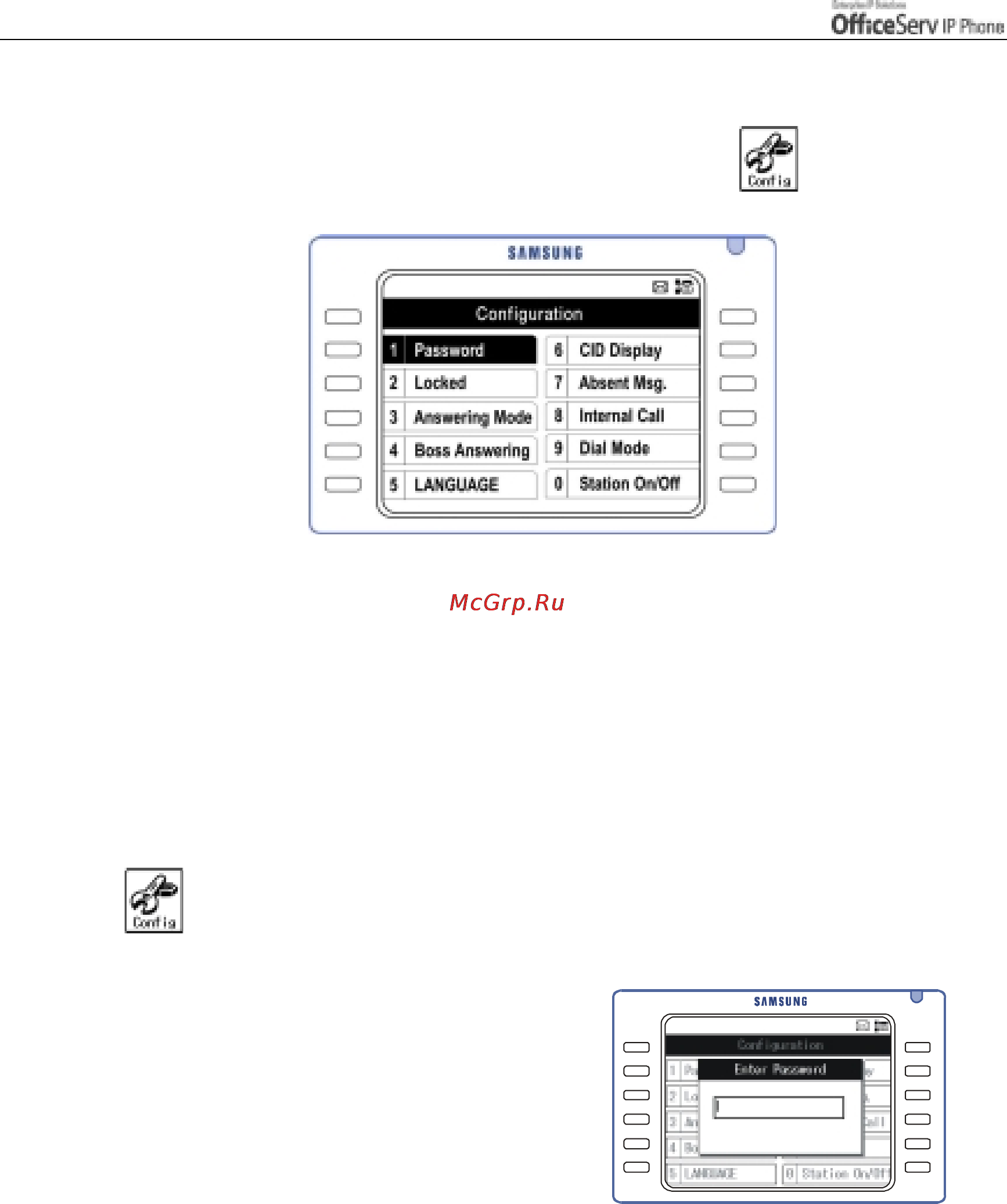 Samsung ITP5012L [148/164] Configuration