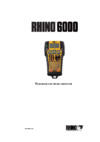Dymo RHINO PRO 6000 Инструкция по эксплуатации