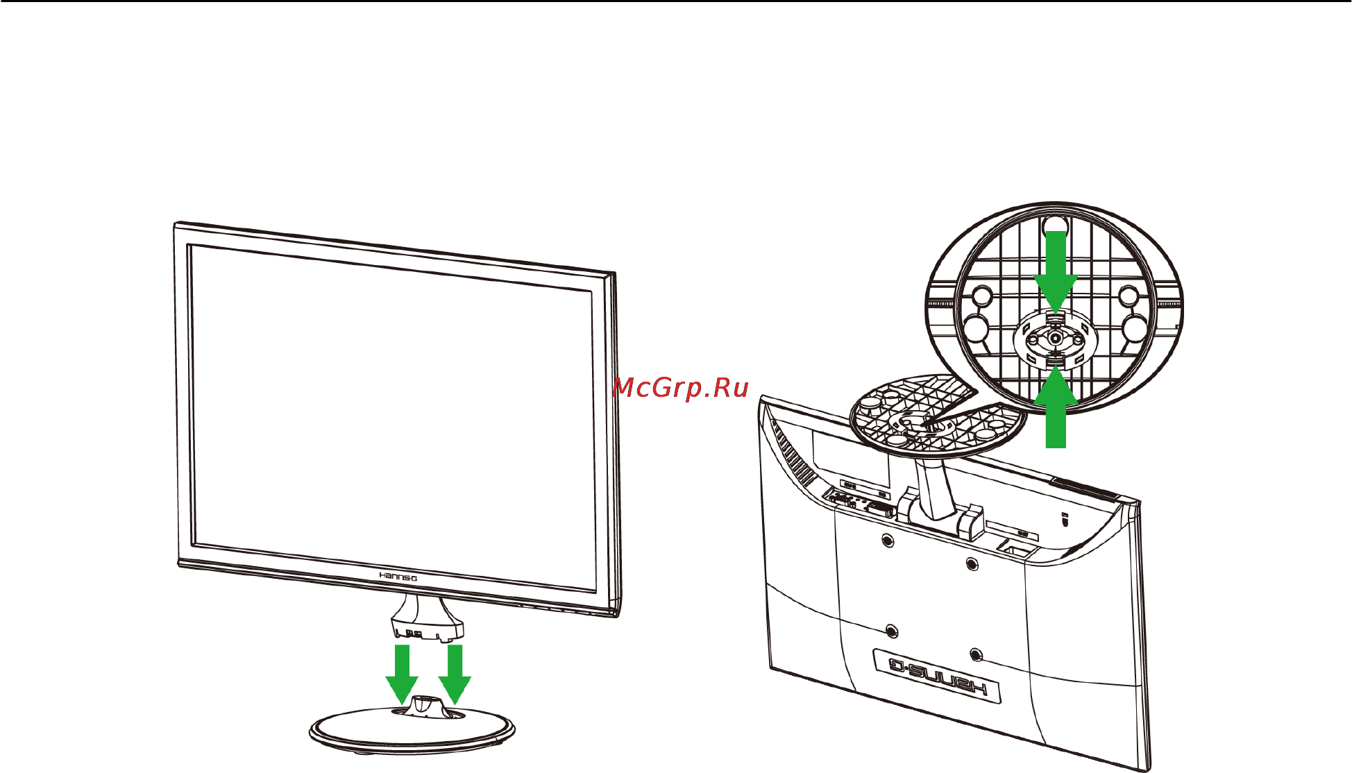 Hanns.g HL198DPB [9/25] Инструкции по установке