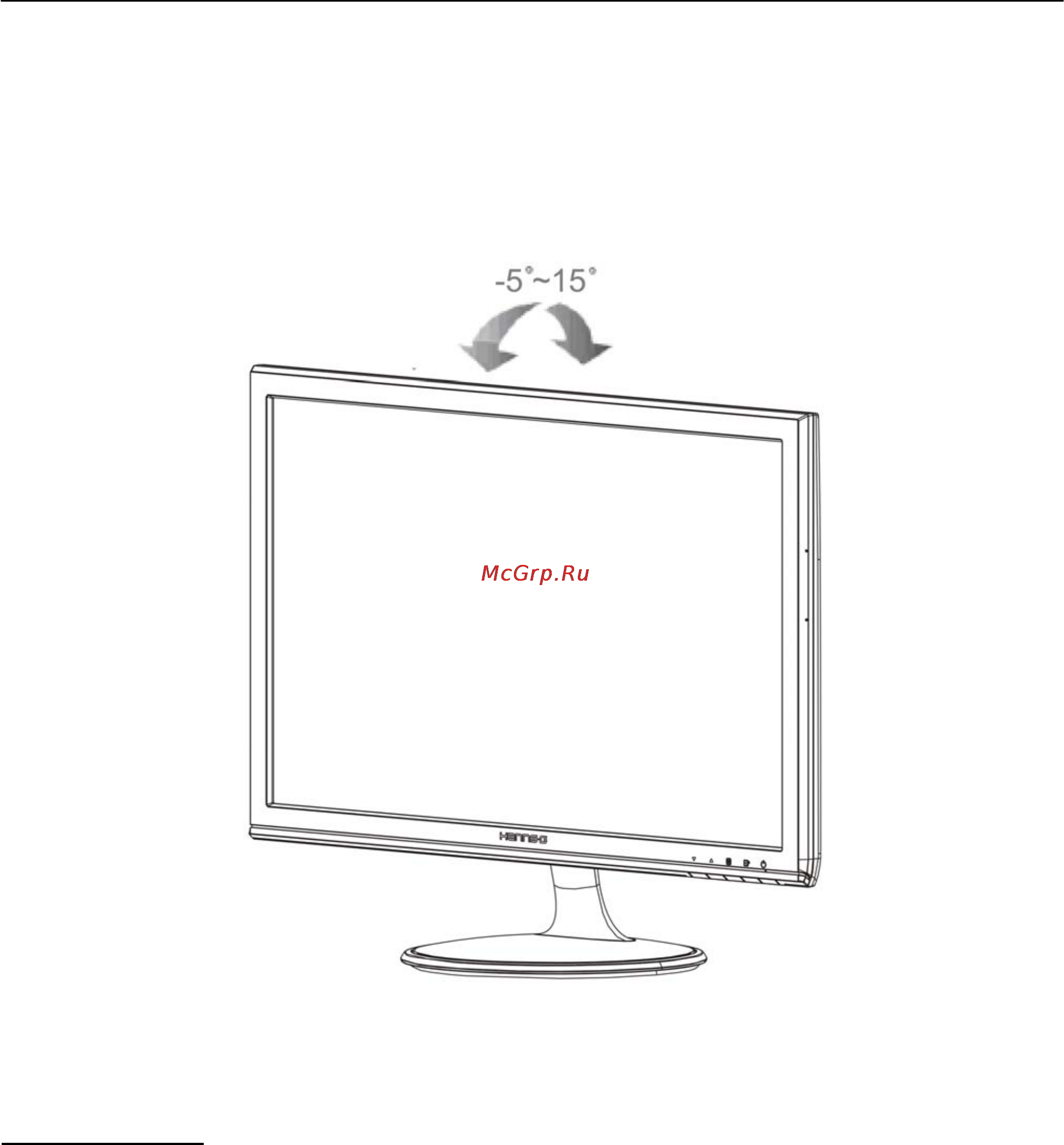 Hanns.g HL225DBB [12/24] Регулирование угла обзора