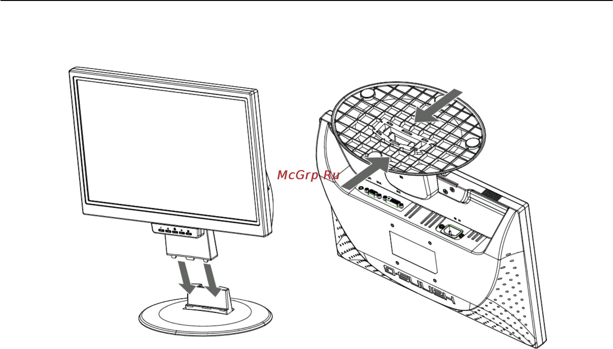 Hanns.g HB171AB [8/20] Инструкции по установке