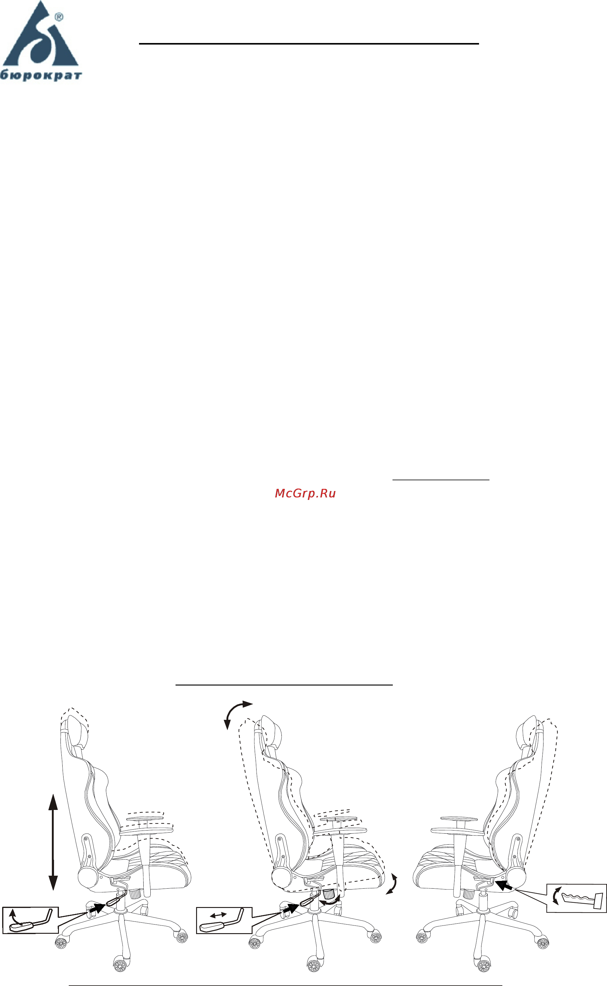 Бюрократ 771/GREY+BL [2/2] И н с т р у к ц и я п о э к с п л у а т а ц и и