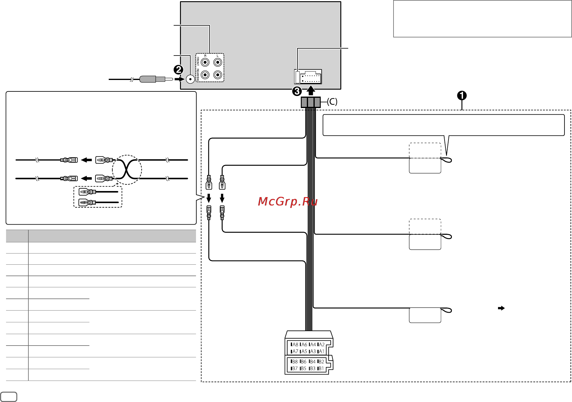 Kenwood DPX206U [16/60] Wiring connection