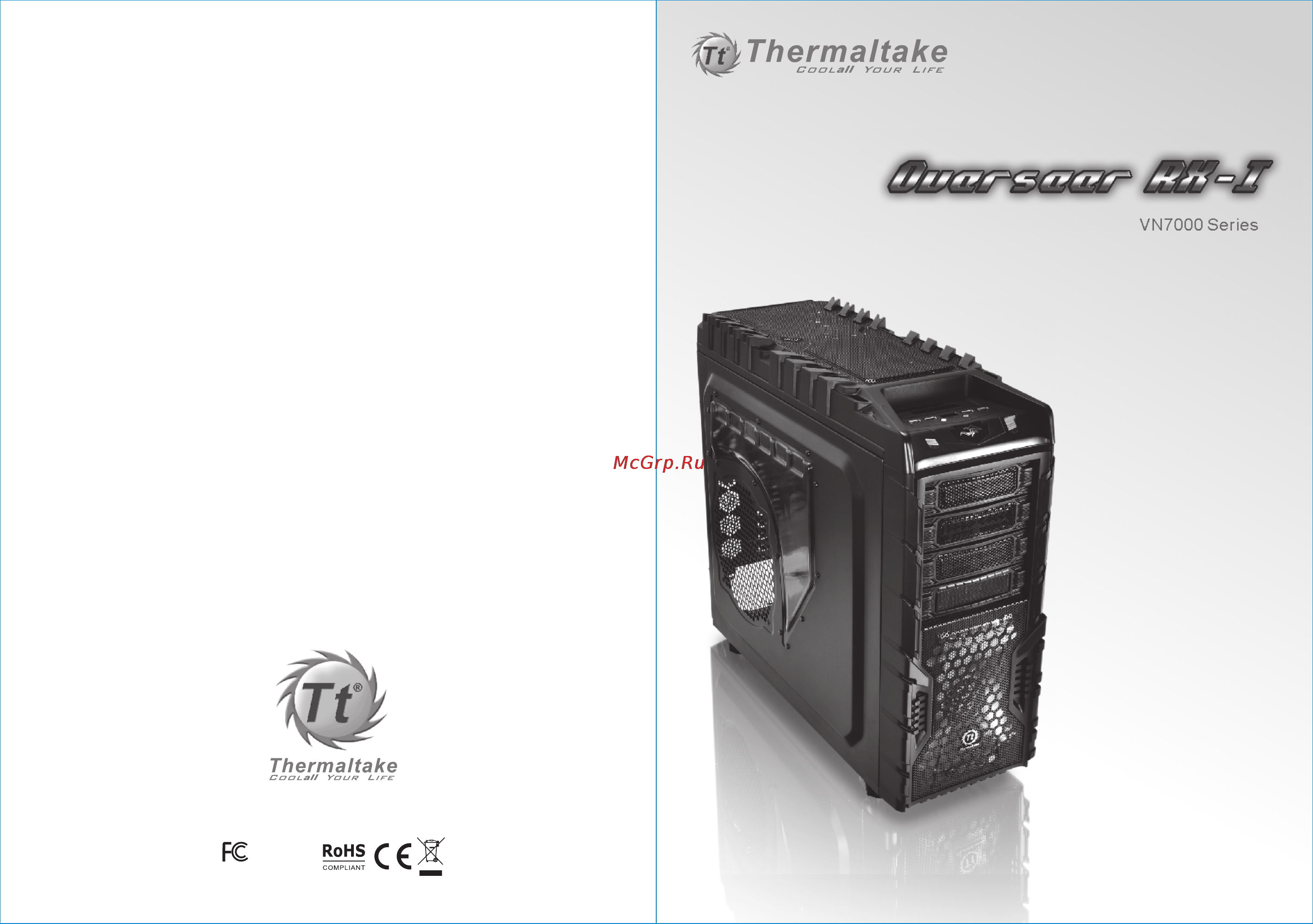 Thermaltake Overseer RX-I Инструкция по эксплуатации онлайн
