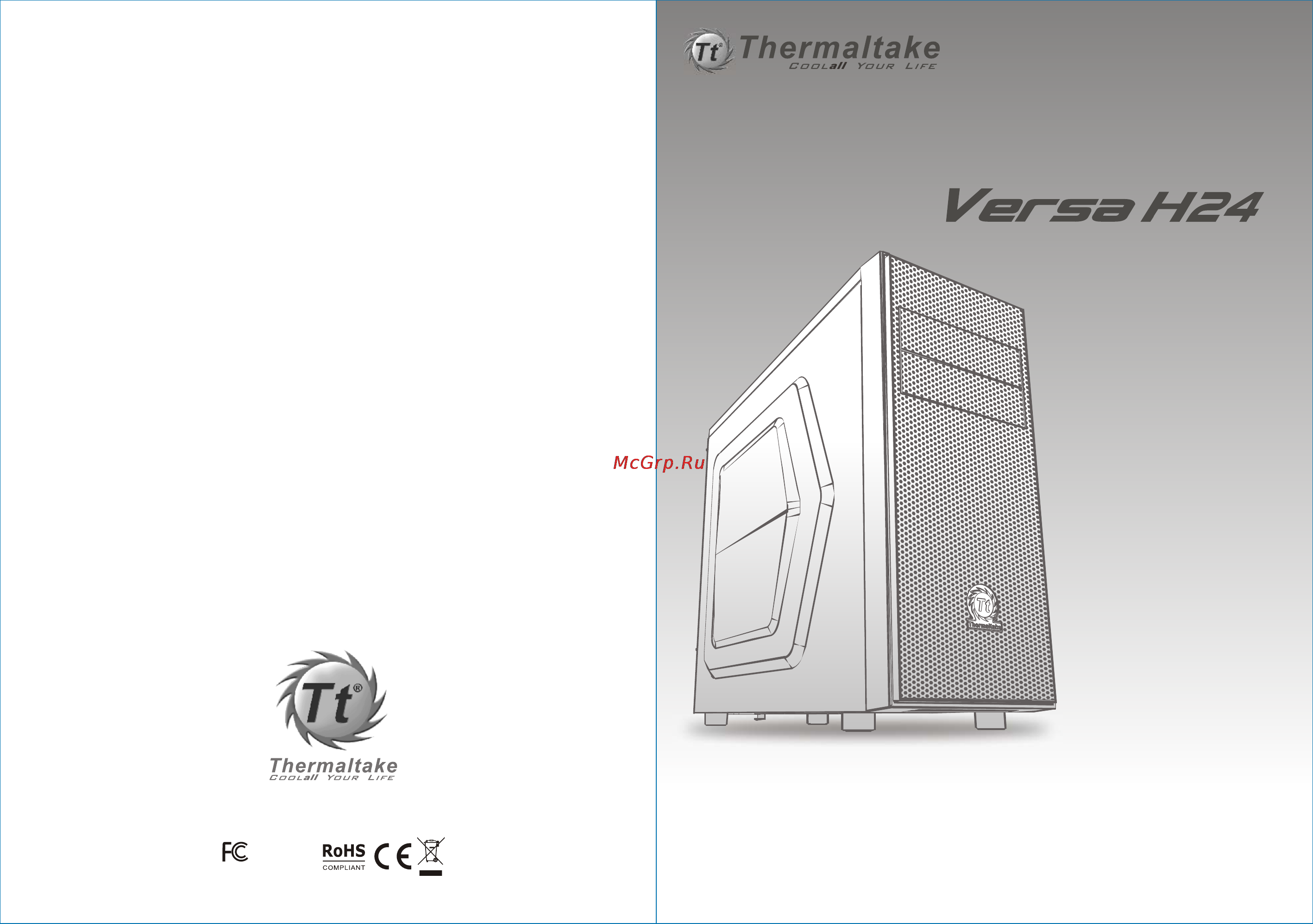 Thermaltake Versa H24-Window Инструкция по эксплуатации онлайн