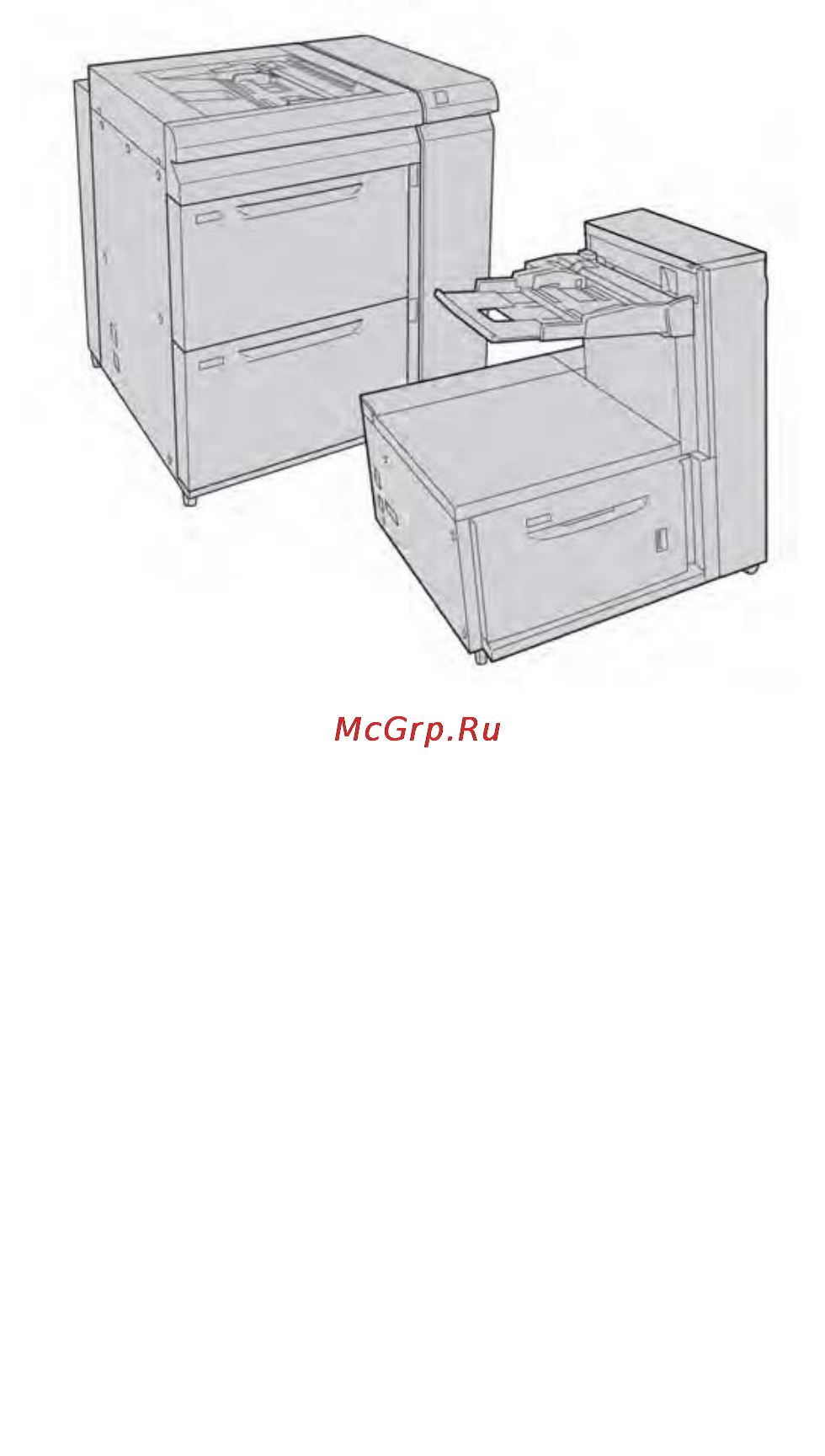 Xerox D110 [229/390] Податчик большой емкости для бумаги большого формата с 1 или 2 лотками лотки 6 7