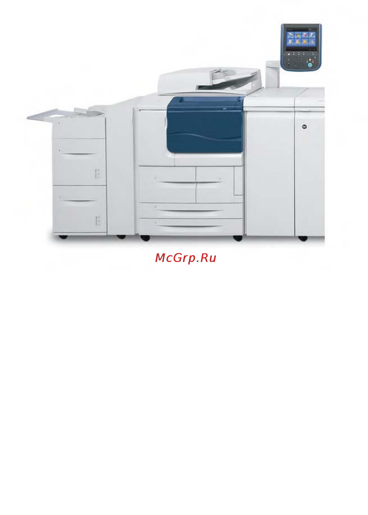 Xerox D95 [23/390] Податчики и финишеры