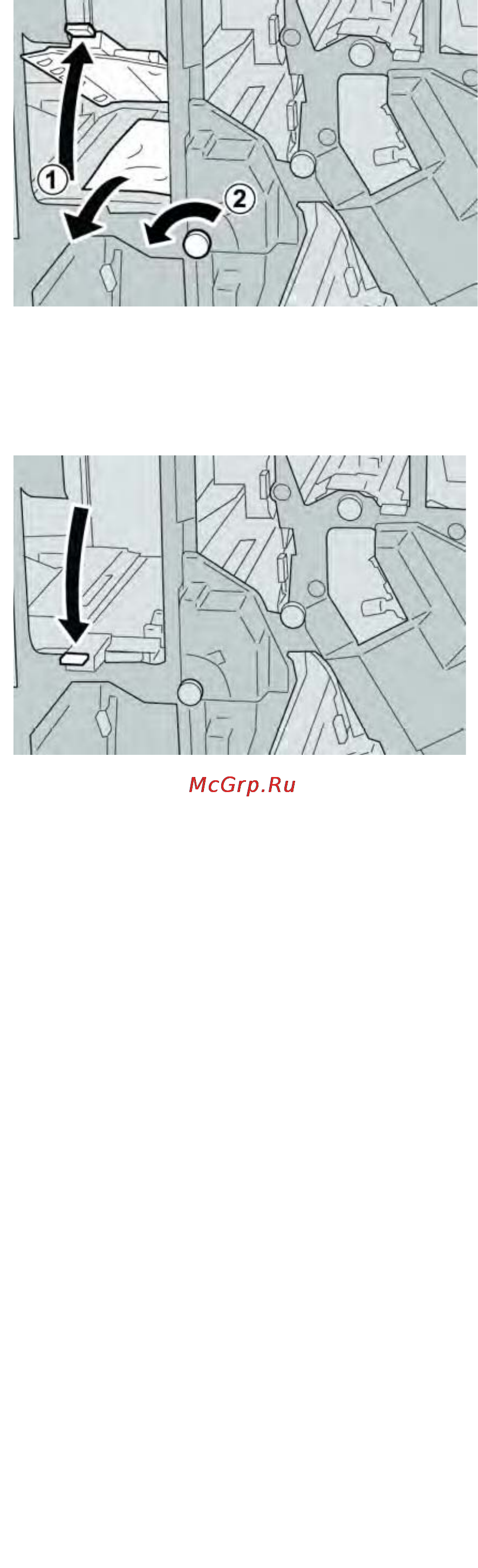Xerox D95 [297/390] Застревания бумаги в рычаге 2b и ролике 2c