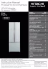 Hitachi R-WB552 PU2 GBW Инструкция по эксплуатации