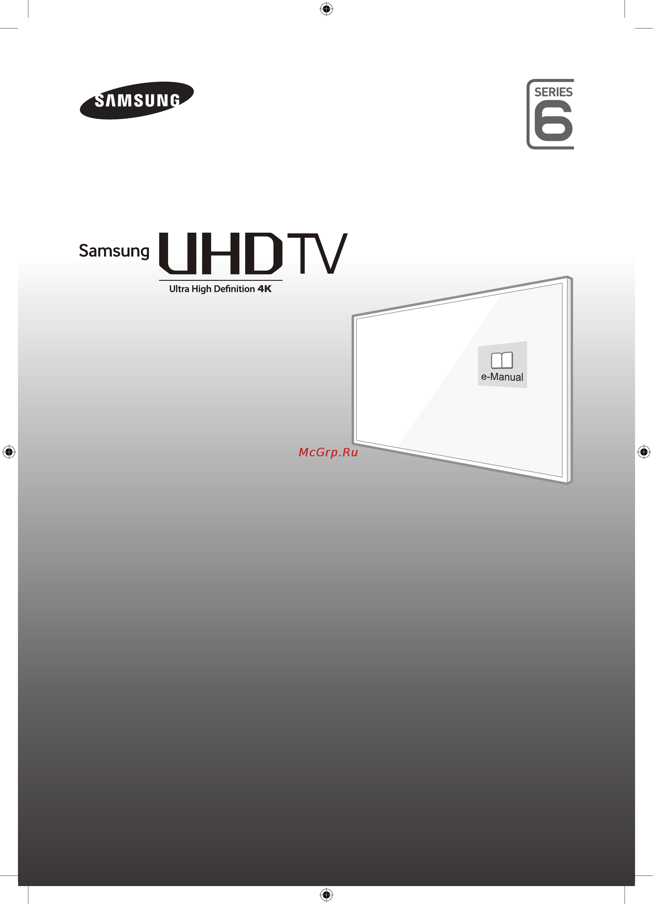 Samsung UE50JU6400U Инструкция по эксплуатации онлайн