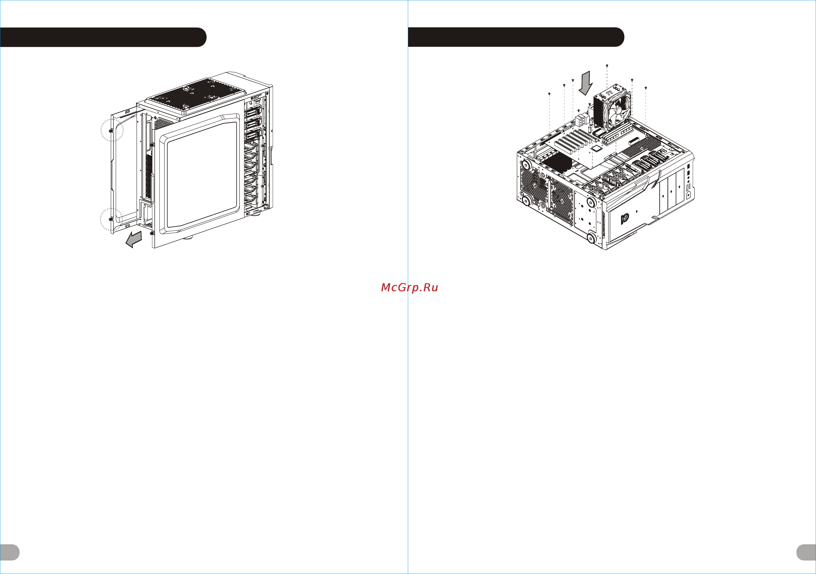 Thermaltake Commander G41-Window [4/10] Motherboard installation