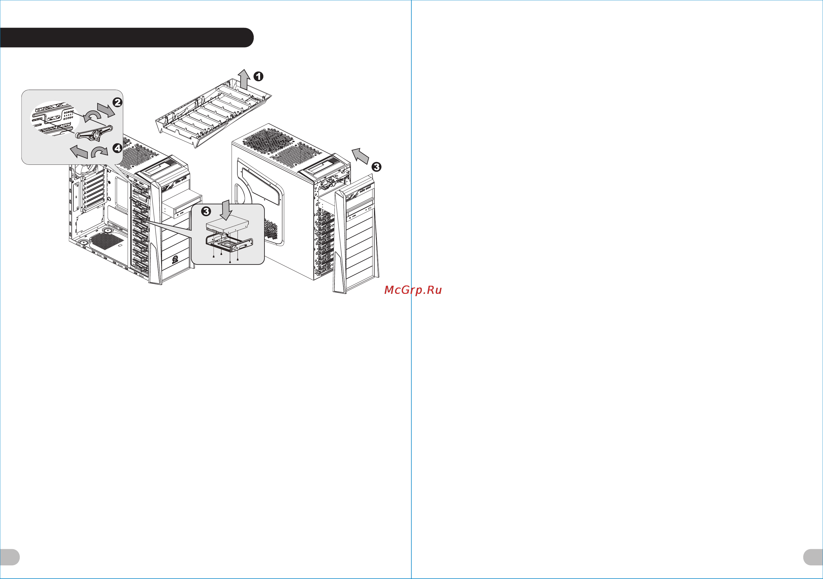 Thermaltake V6 BlacX Edition [5/16] 5 5 drives installation
