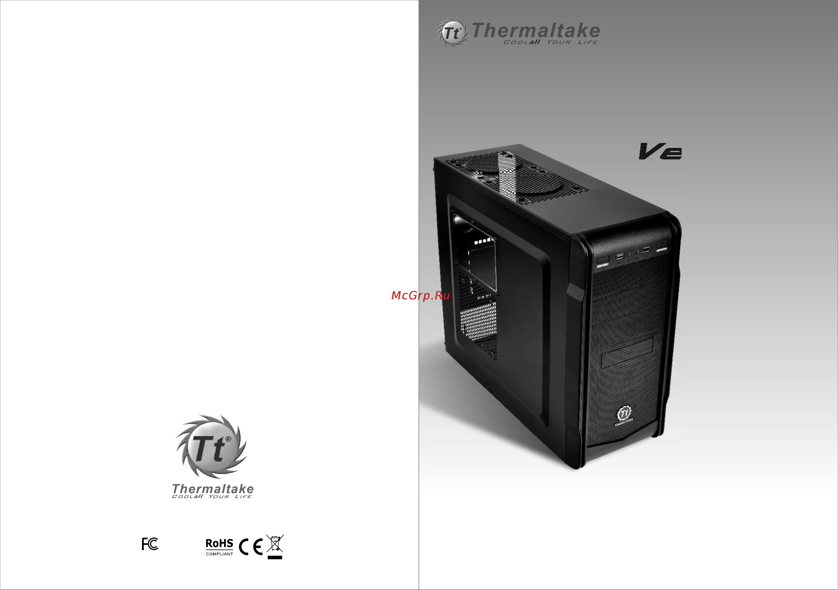 Thermaltake Versa G1 Инструкция по эксплуатации онлайн