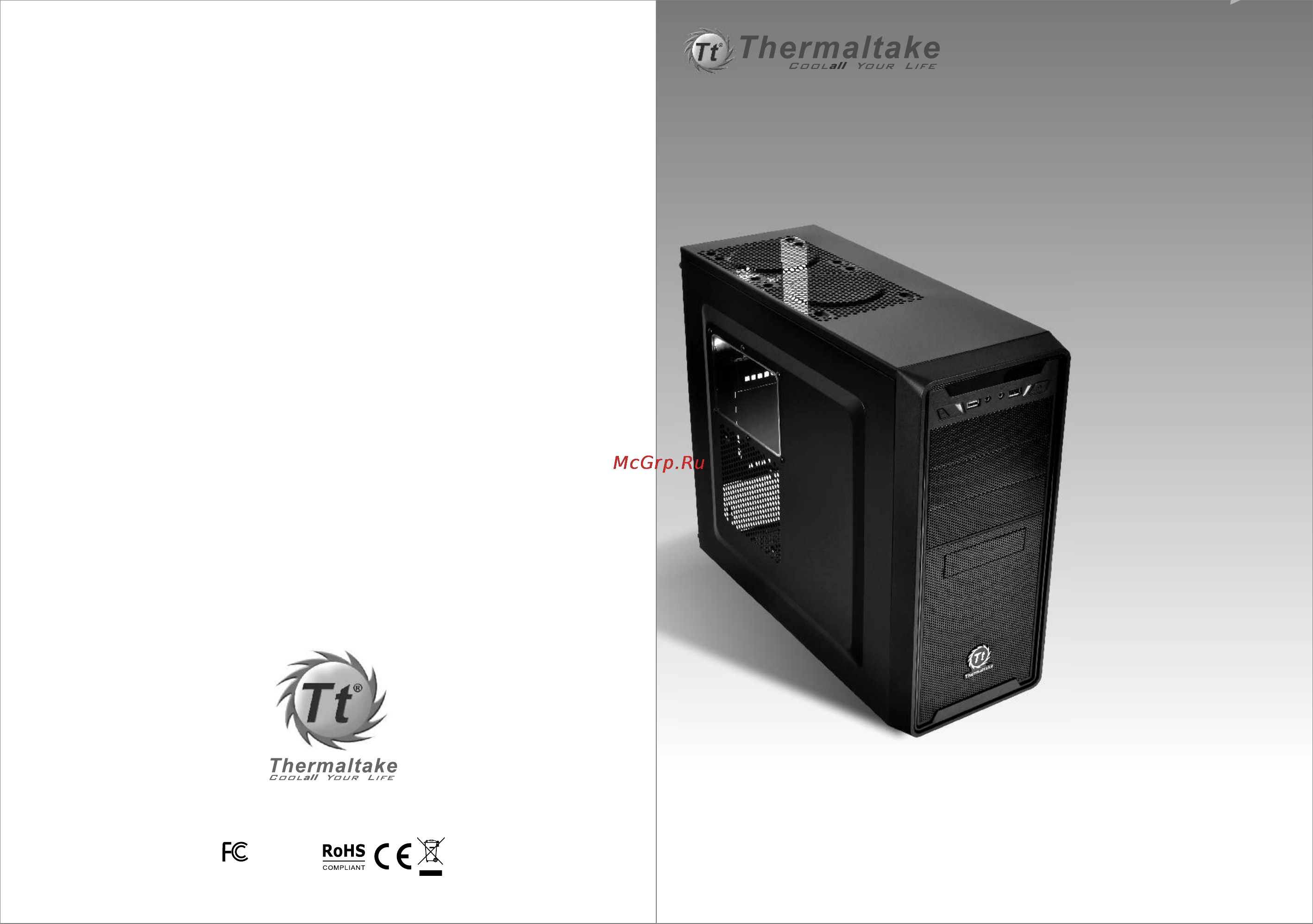 Thermaltake Versa G2 Инструкция по эксплуатации онлайн