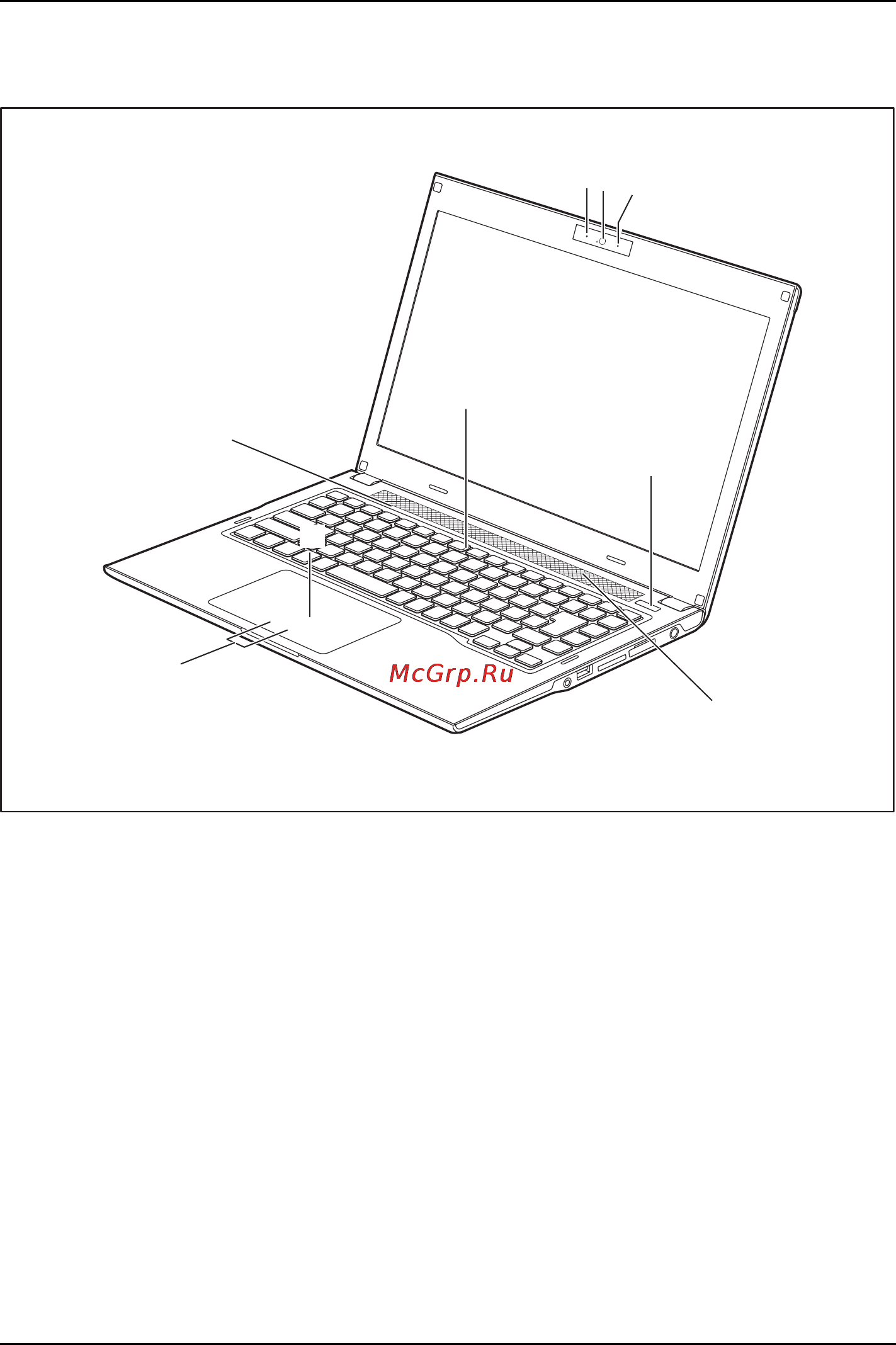 Fujitsu LIFEBOOK U554 (VFY:U5540M65D2RU) [14/75] Передняя сторона с жк экраном без сенсорной функции