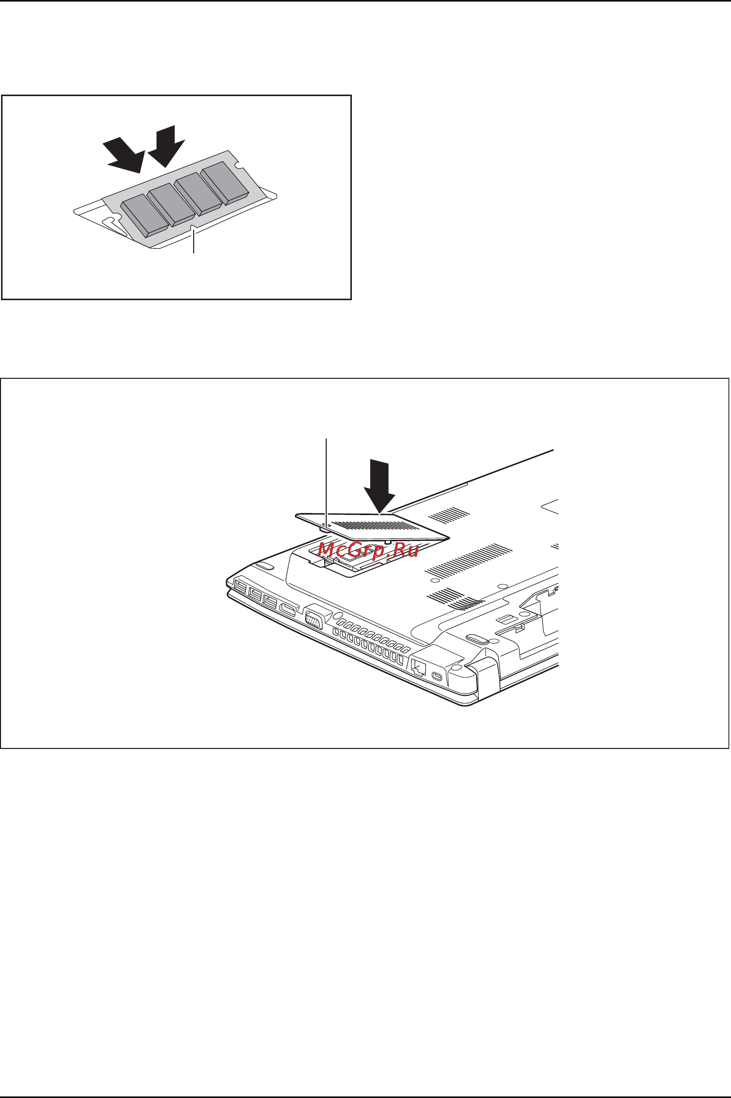 Fujitsu LIFEBOOK AH544 (VFY:AH544M67A2RU) [60/87] Установка модуля памяти