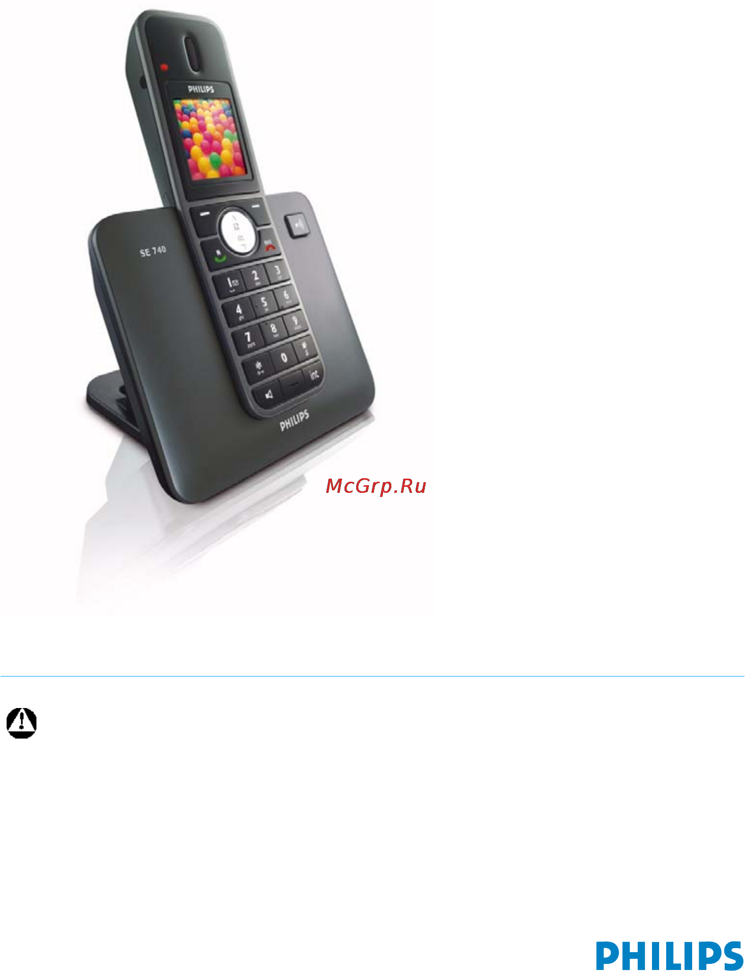 Philips SE7401 Инструкция по эксплуатации онлайн