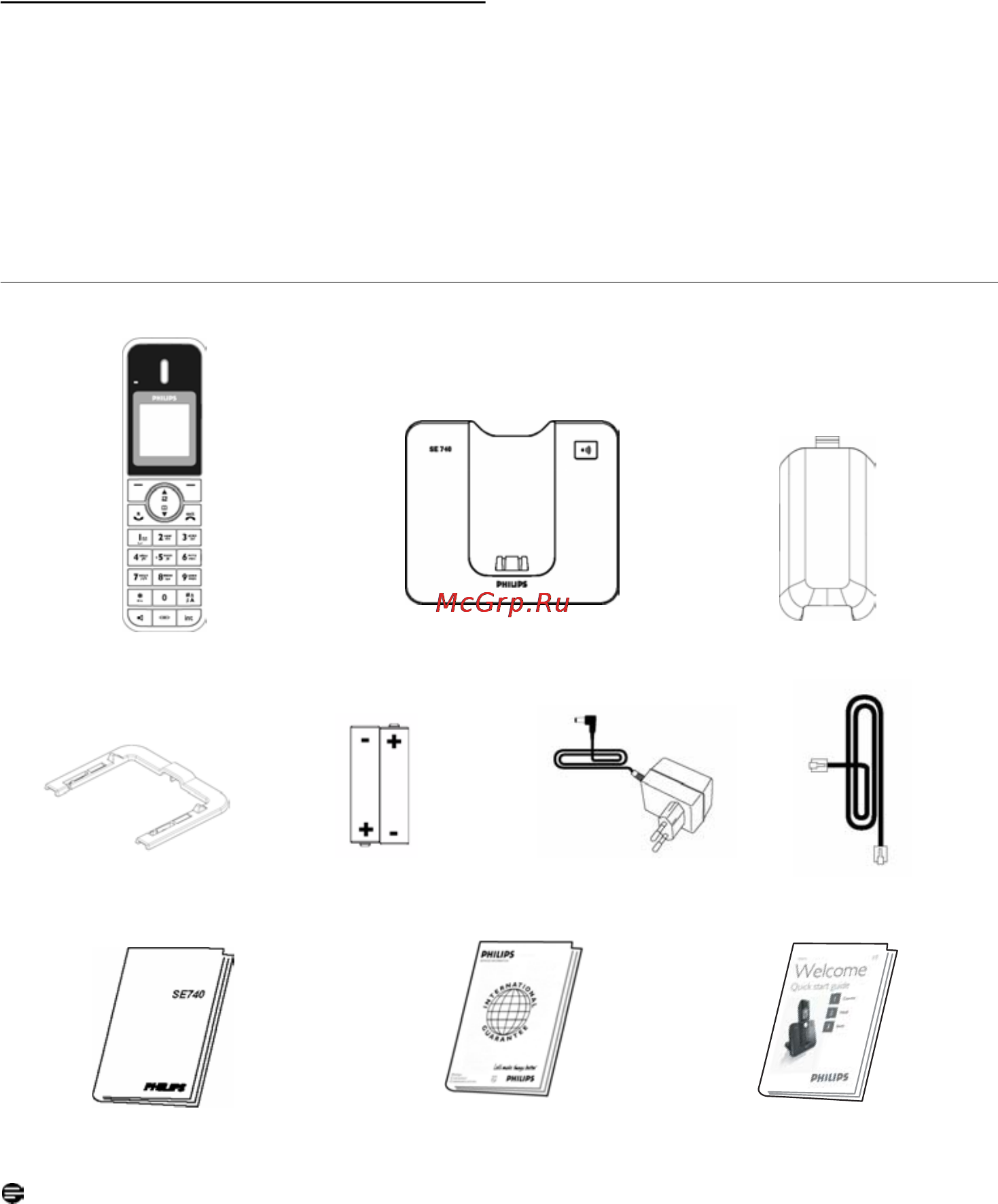 Philips SE7401 [8/58] Âàø òåëåôîí