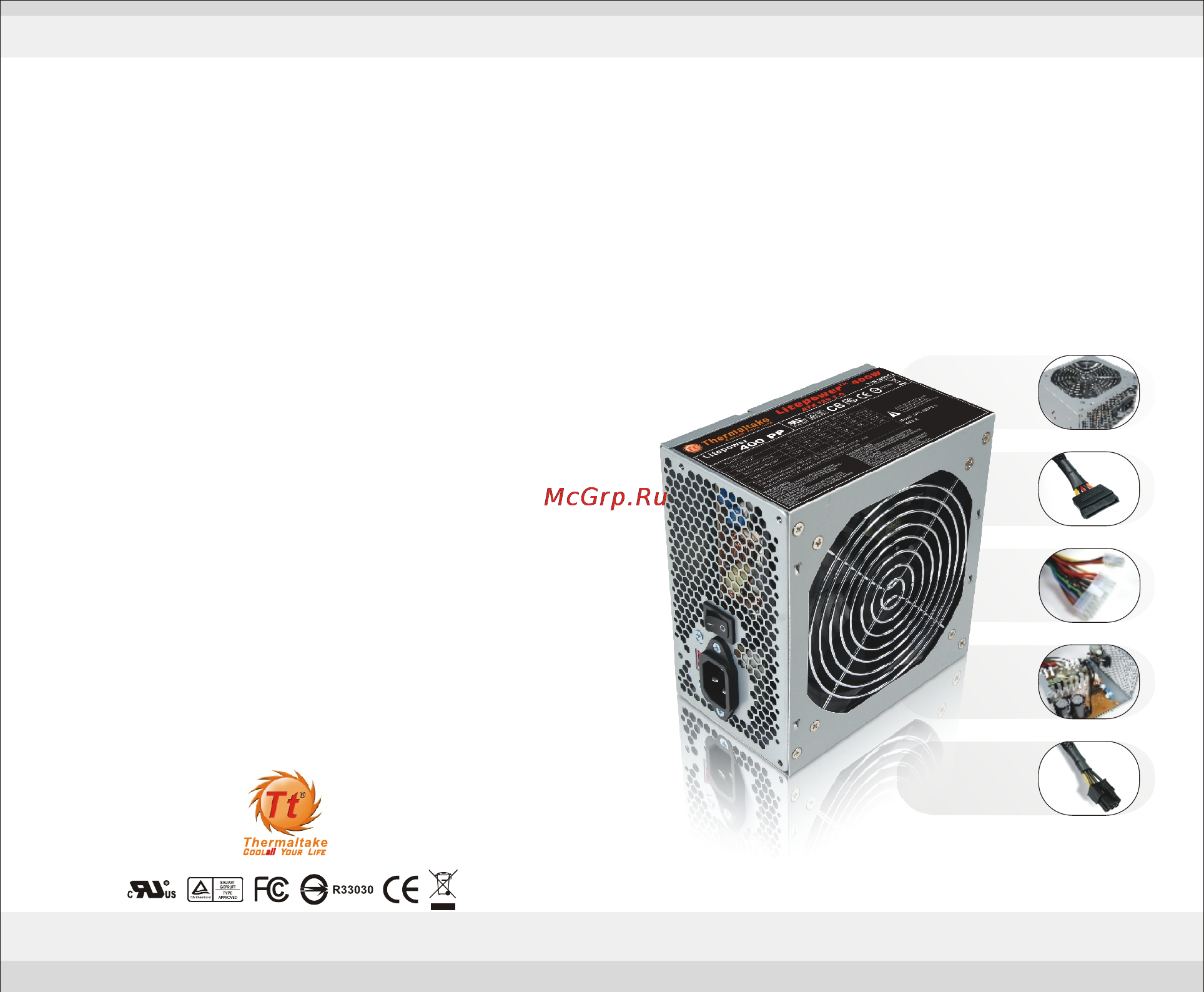 Thermaltake Litepower 400W Инструкция по эксплуатации онлайн
