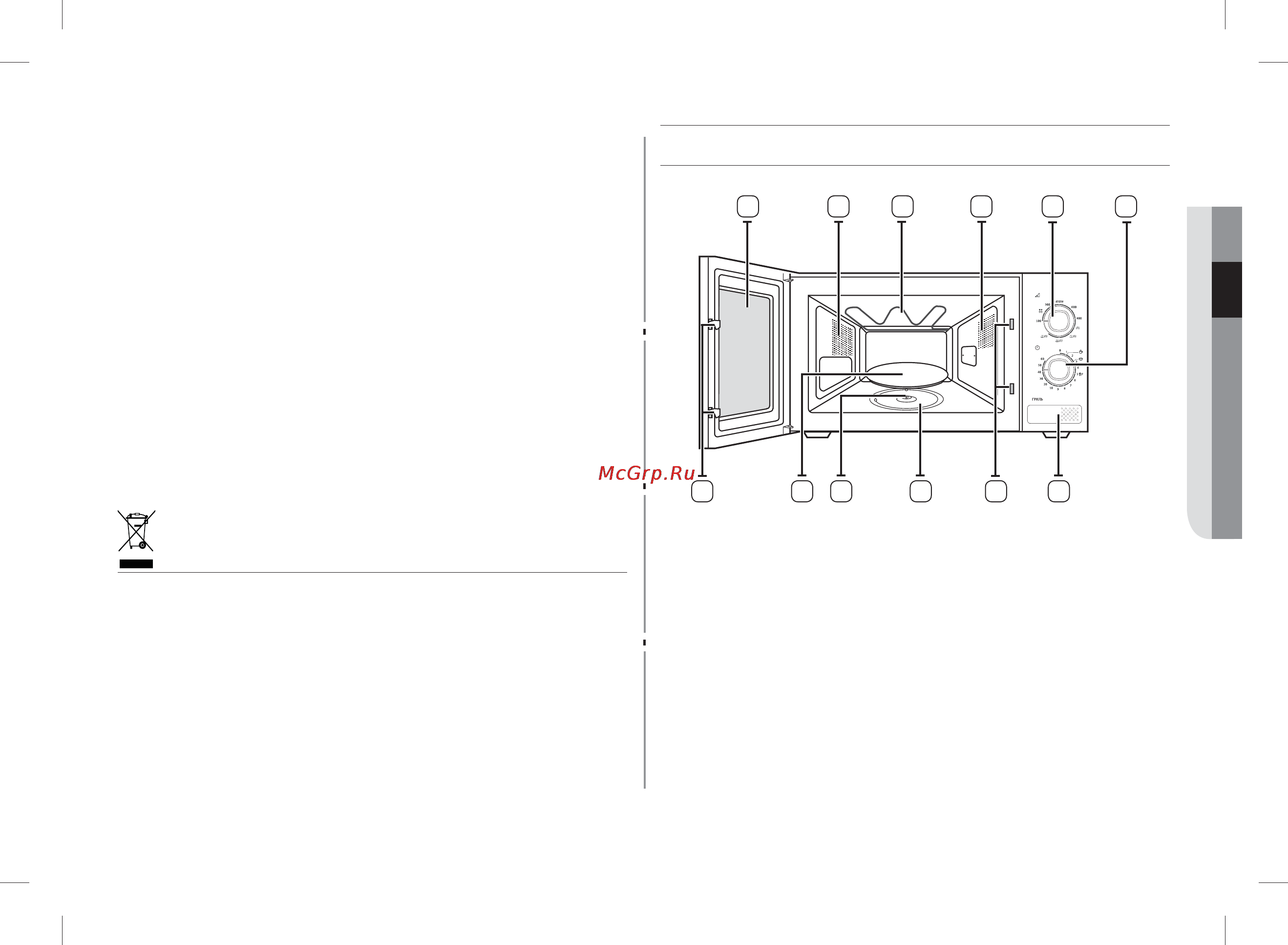 Samsung GE81KRW-1 [11/28] Функции микроволновой печи