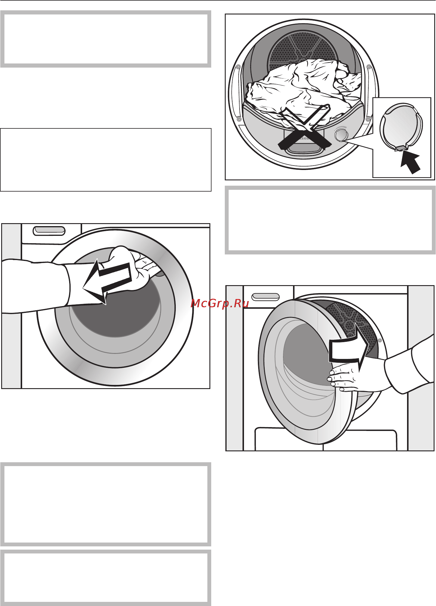 Miele TKB640WP [22/80] Загрузка сушильной машины