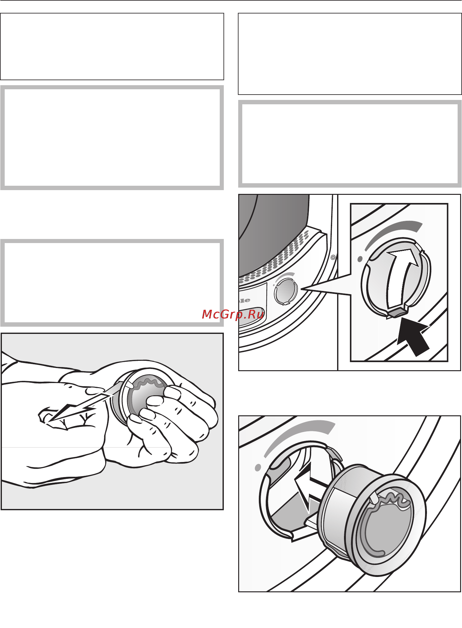 Miele TKB640WP [40/80] Установка флакона с ароматизатором