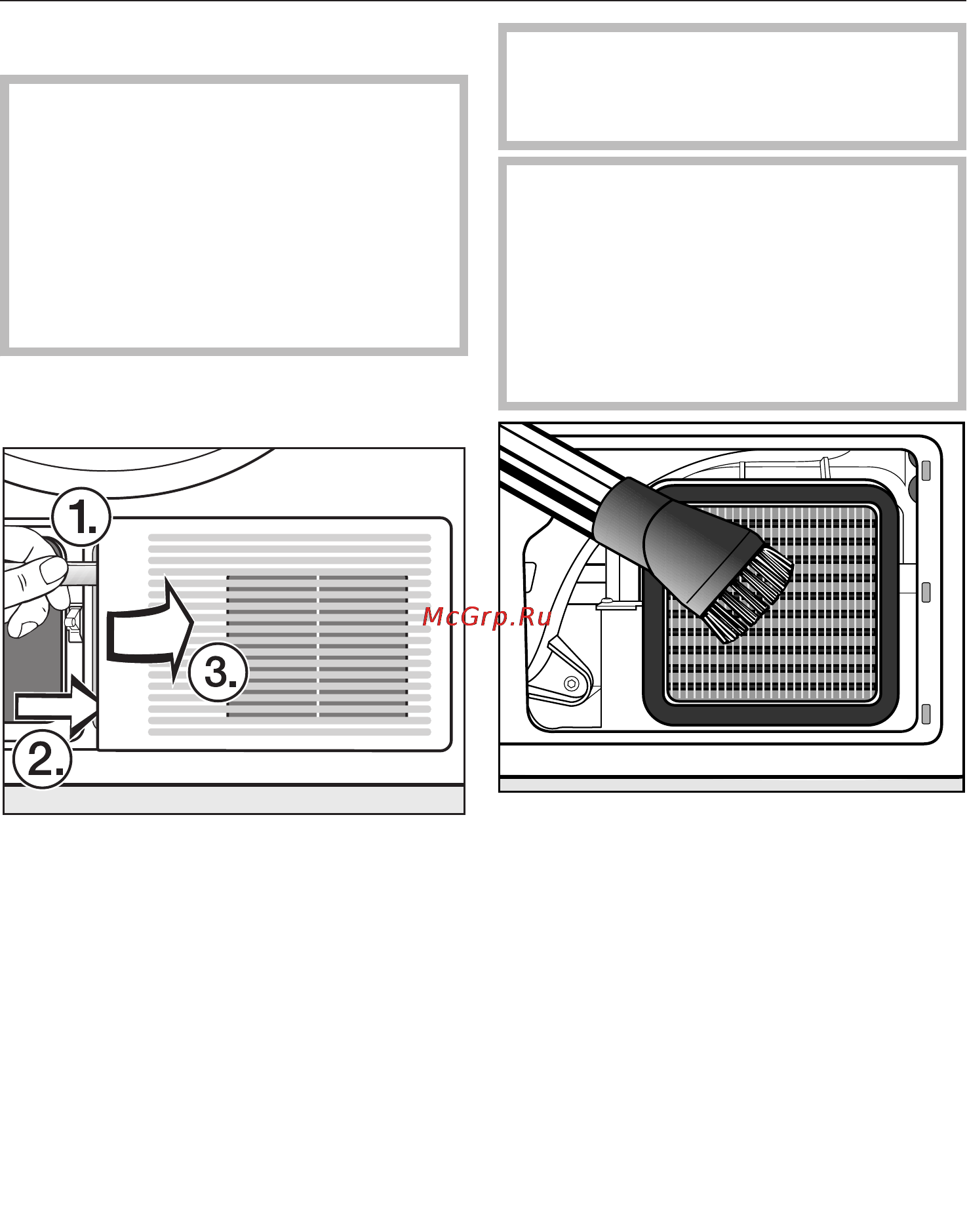 Miele TKB640WP [49/80] Решетка внизу справа