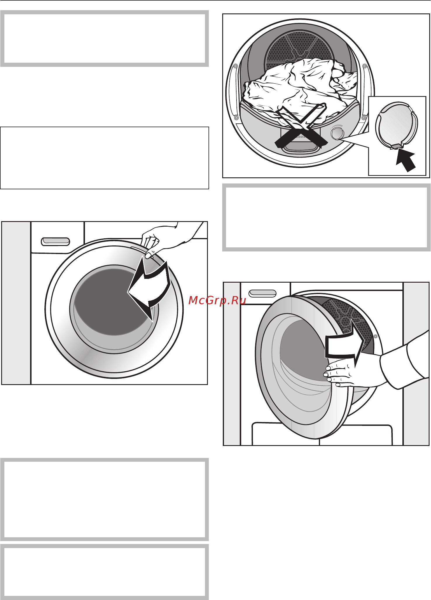 Miele TMG640WP White Edition [25/92] Открывание дверцы