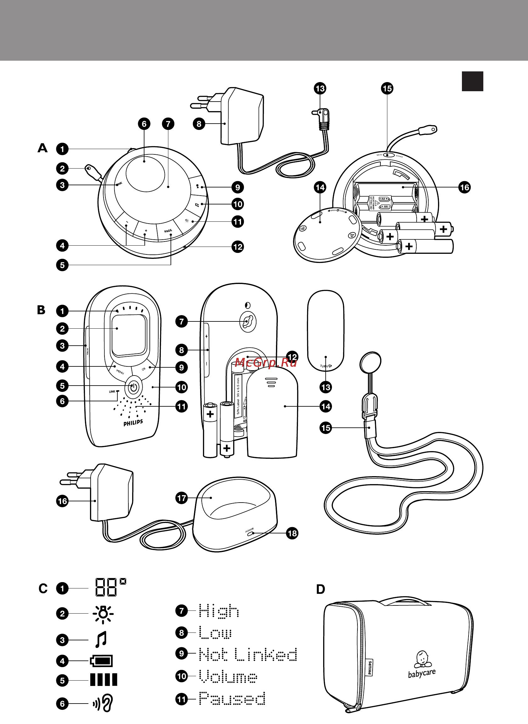 Philips SCD489 Инструкция по эксплуатации онлайн [3/196] 112009