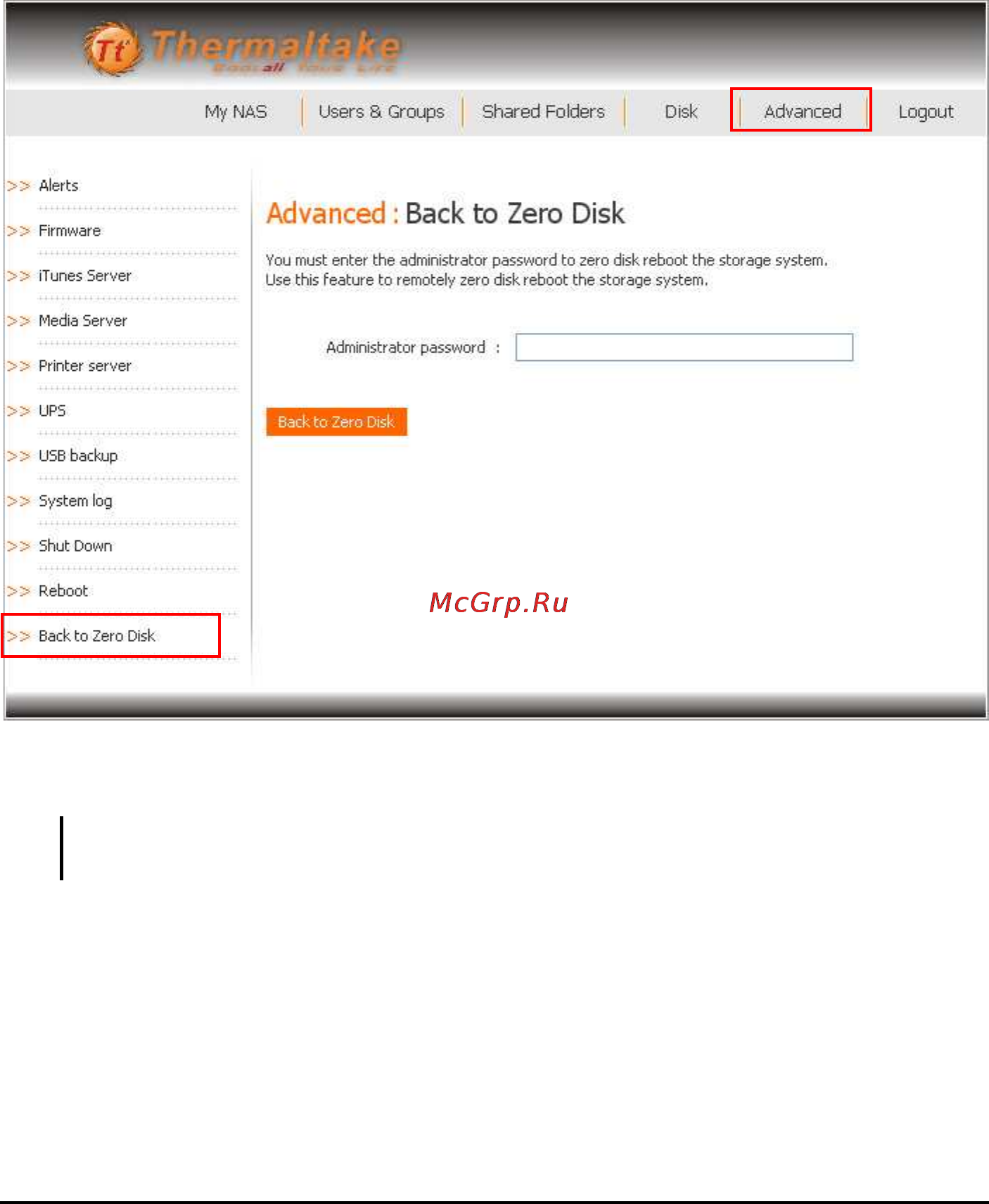 Thermaltake Muse X-Duo RAID [83/93] Back to zero disk