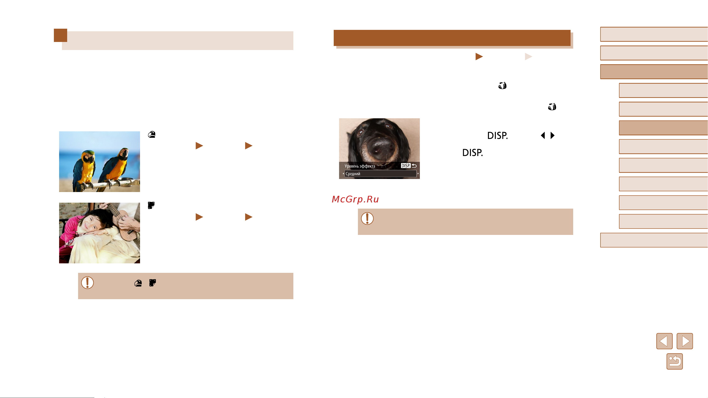 Canon PowerShot SX400IS Red [44/120] Применение специальных эффектов
