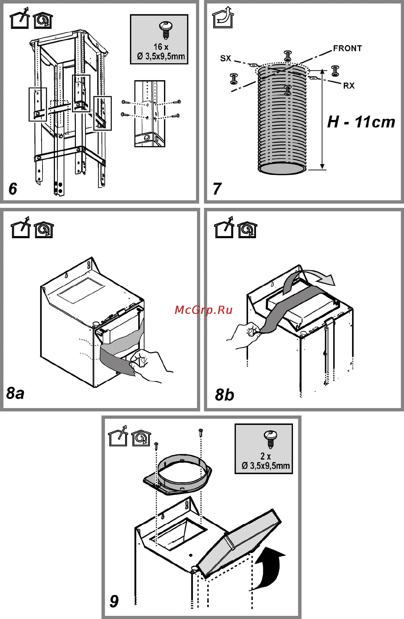 Elica FLAT GLASS PLUS ISLAND IX/A/90 Инструкция по эксплуатации онлайн [4/16] 112162