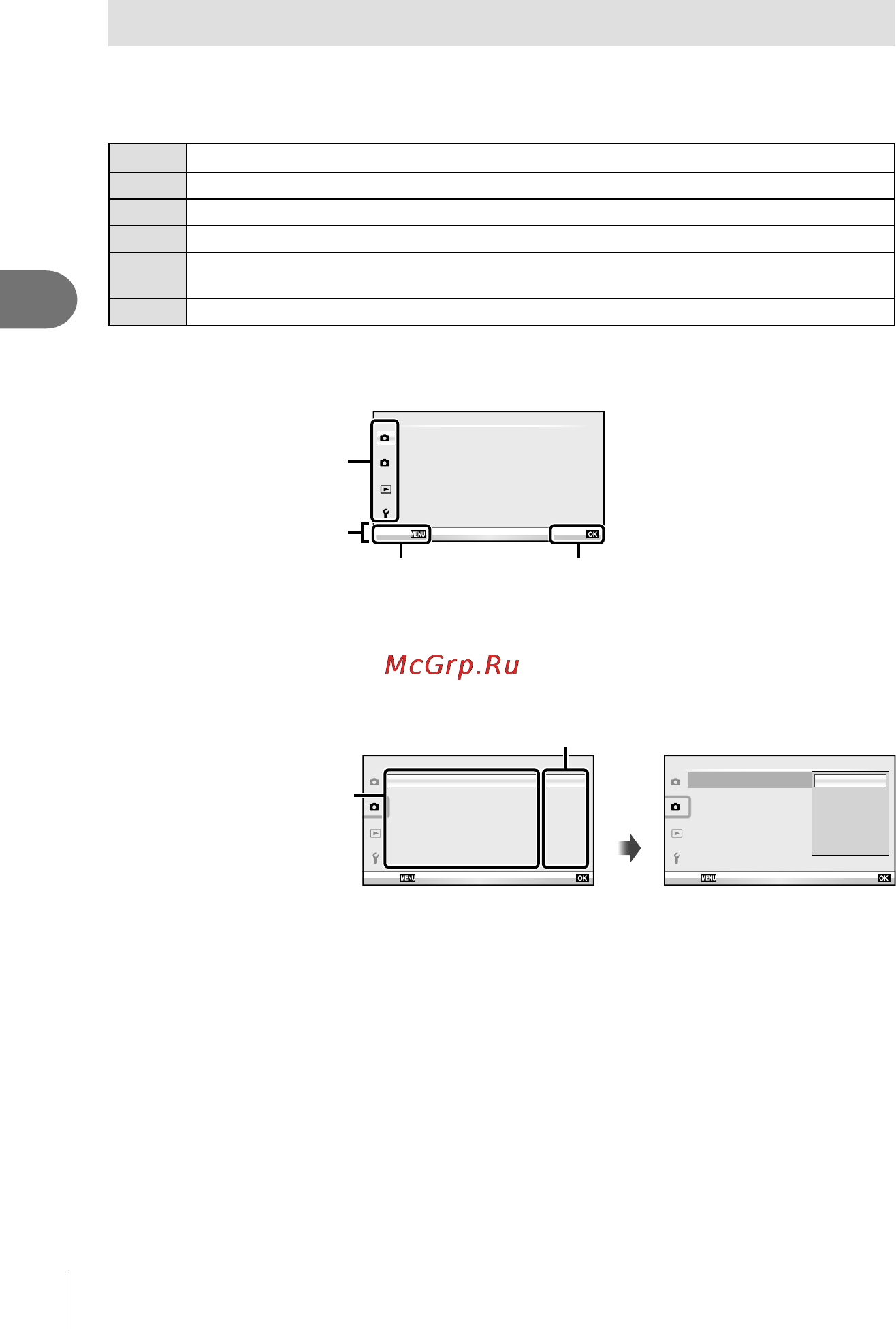 Olympus Pen E-PL6 14-42+40-150 Kit White [58/134] Не отображается при использовании настроек по умолчанию