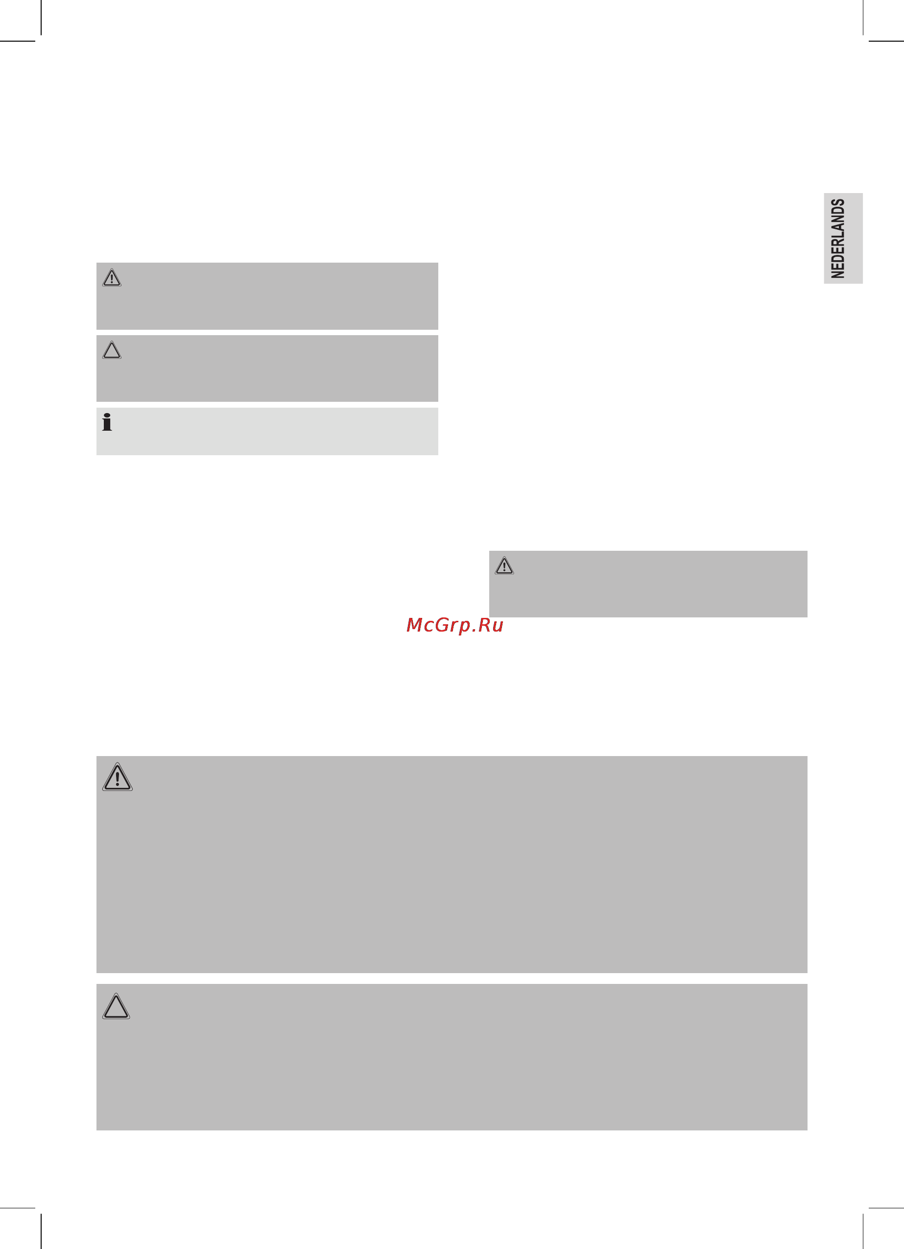 Clatronic ST 3477 [7/48] Speciale veiligheidsinstructies voor dit apparaat