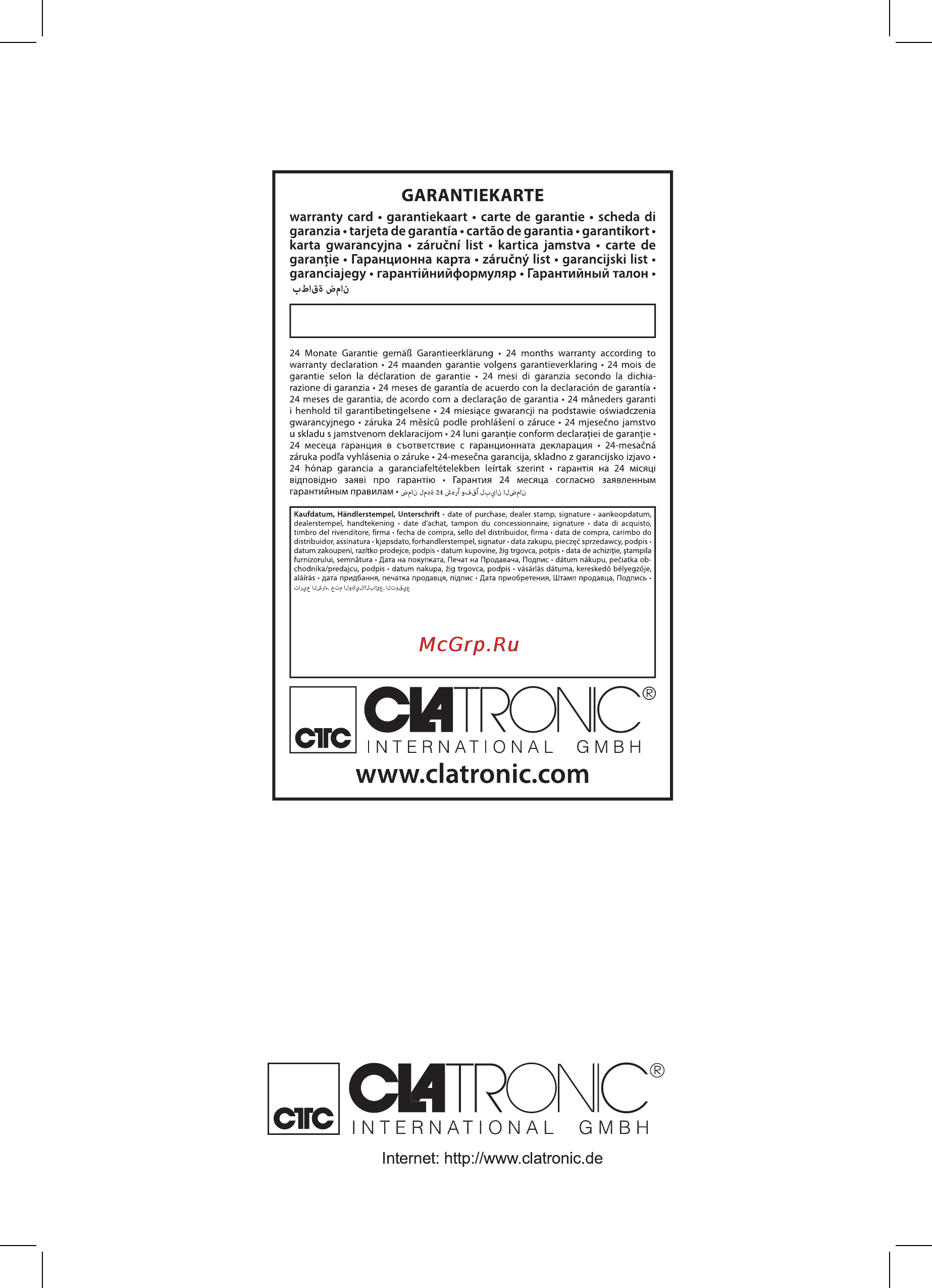 Clatronic SM 3577 [40/40] Sm 3577