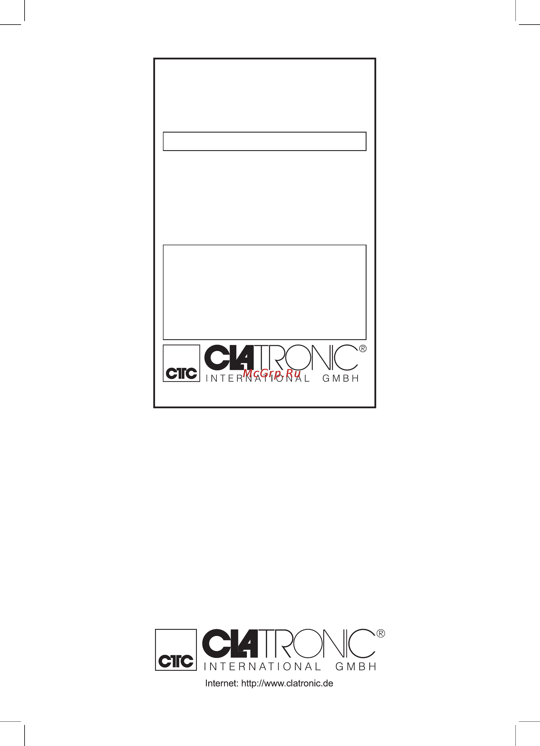 Clatronic SM 3282 [48/48] Www clatronic com