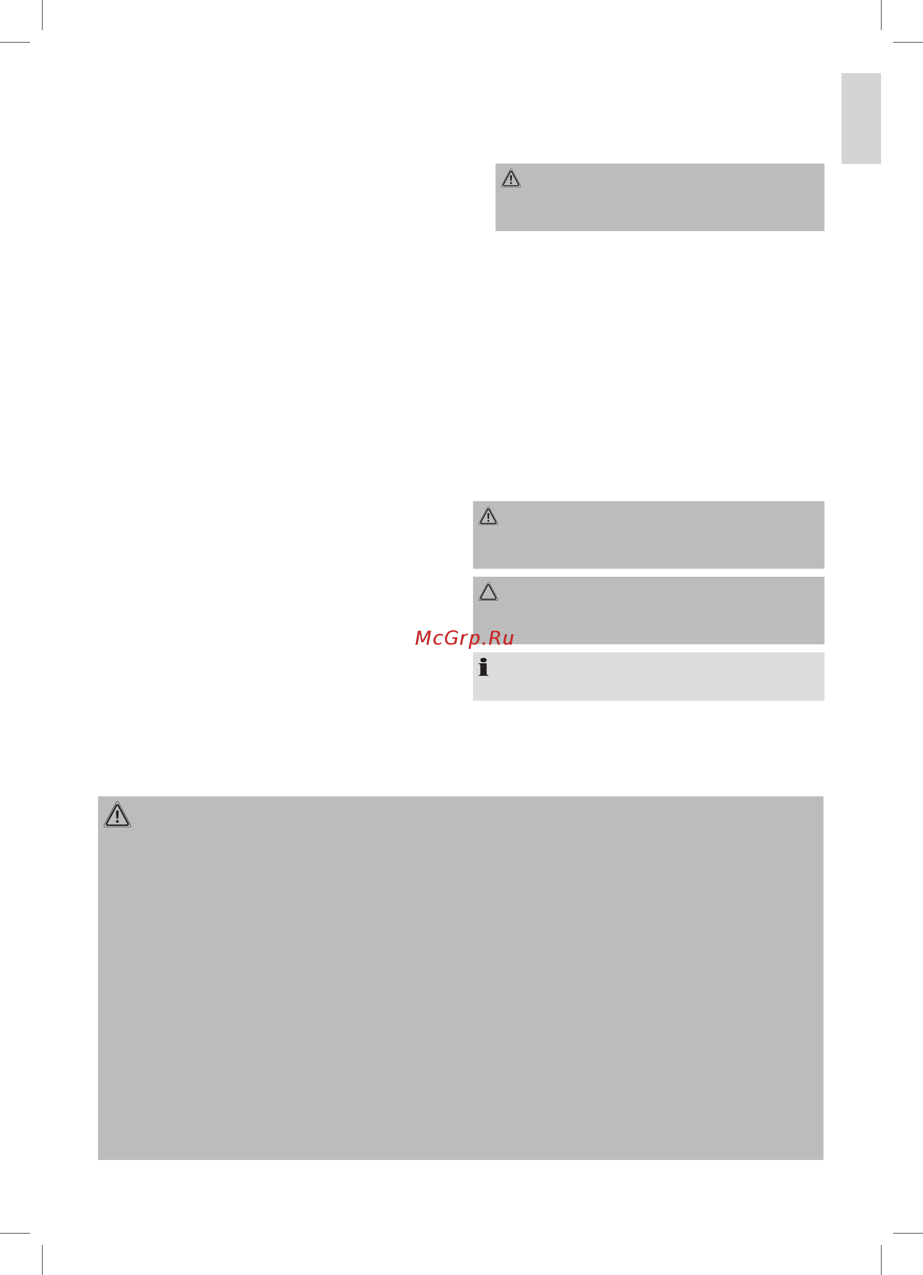 Clatronic FR 3586 [3/50] Spezielle sicherheitshinweise für dieses gerät