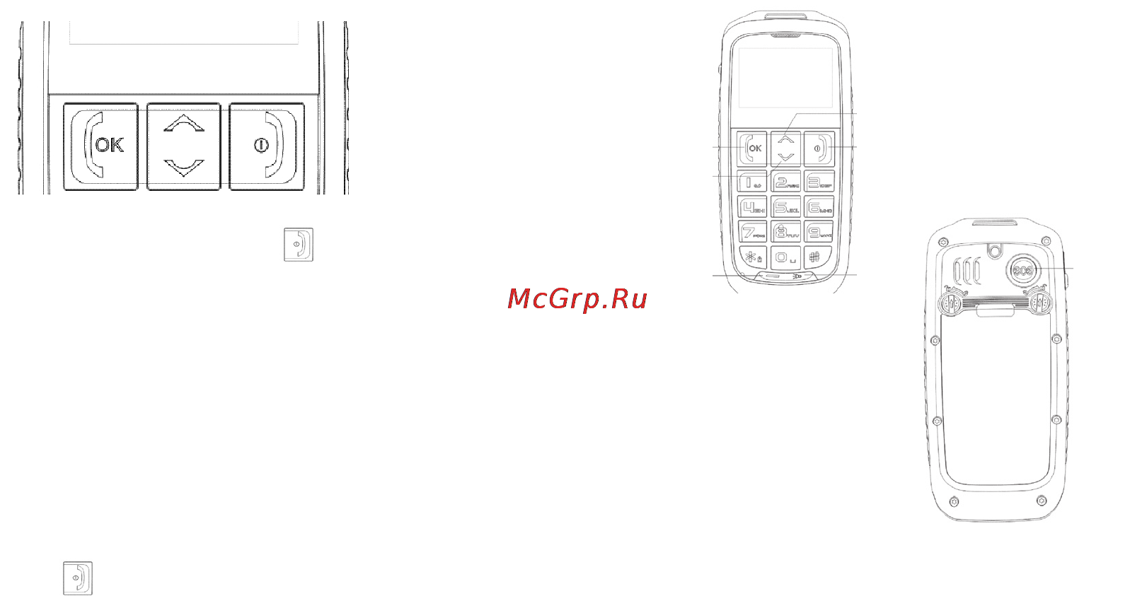 Onext ACTIVE PHONE [10/19] Включение выключение мобильного телефона