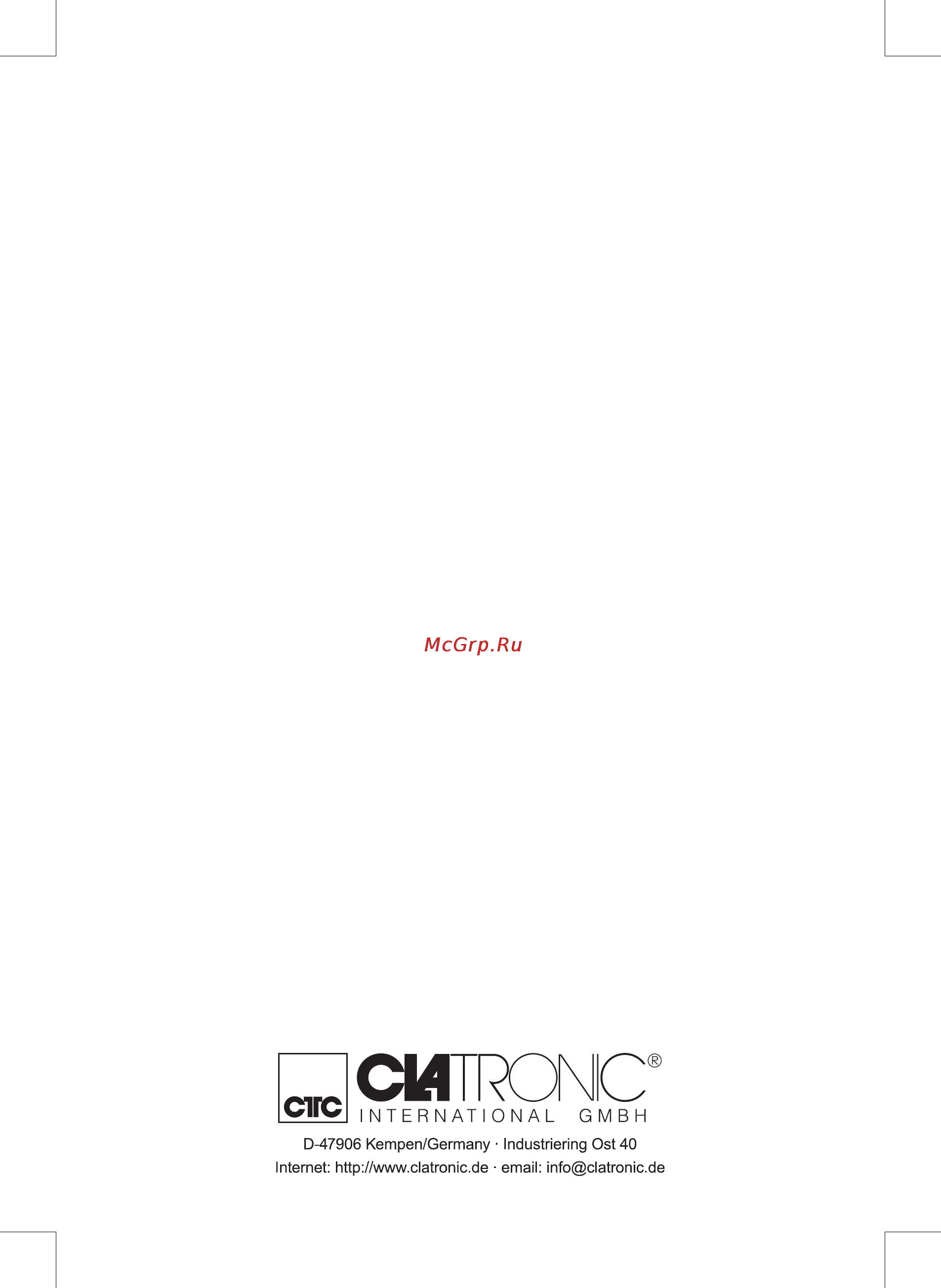 Clatronic EKA 3338 Инструкция по эксплуатации онлайн [10/10] 112472